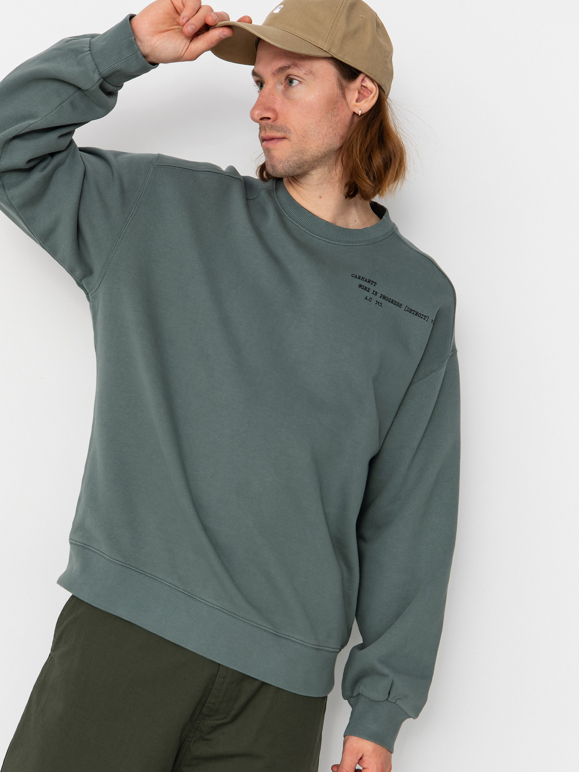 Carhartt WIP Sweatshirt Punched (velvet green)
