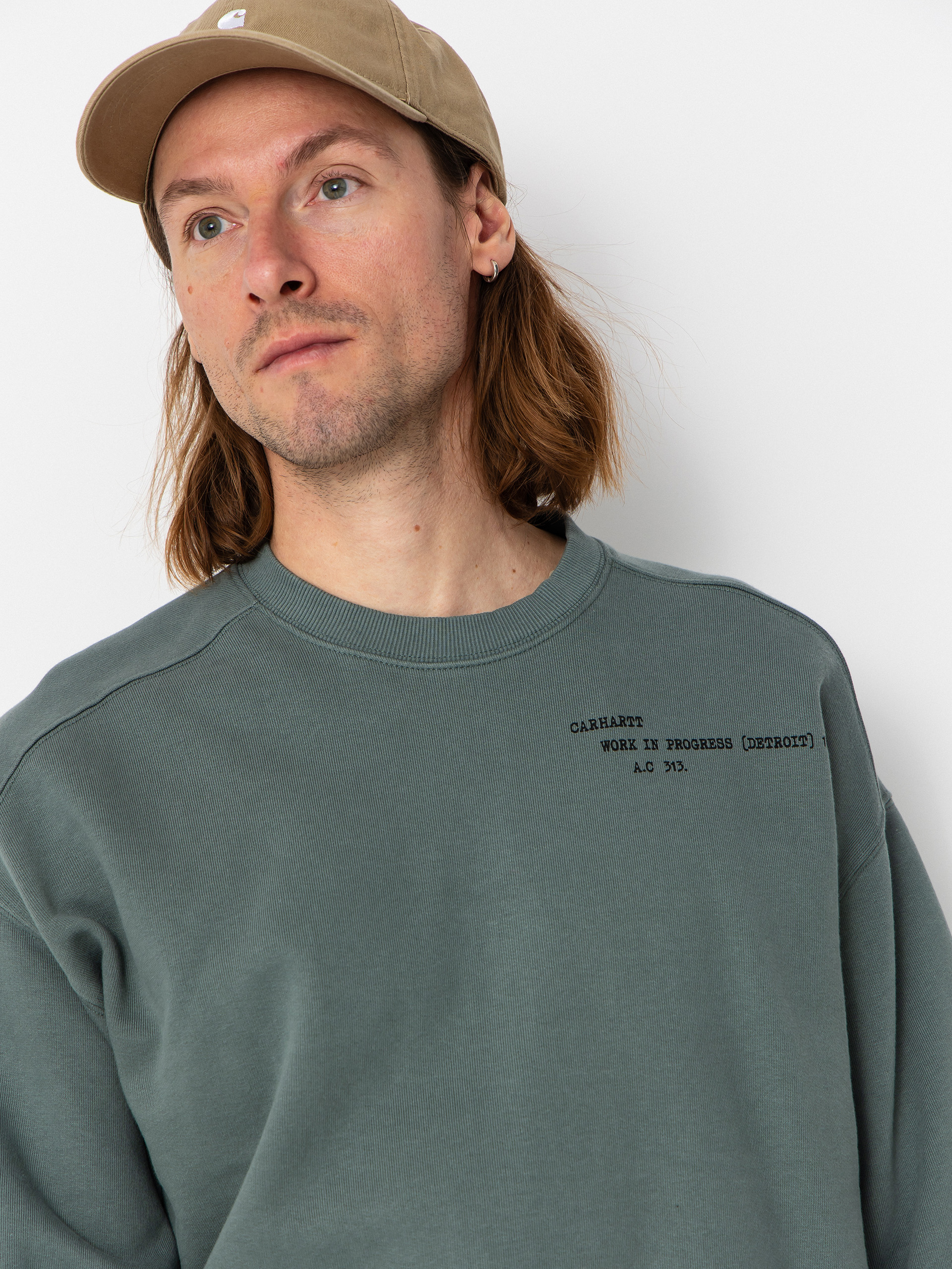 Carhartt WIP Sweatshirt Punched (velvet green)