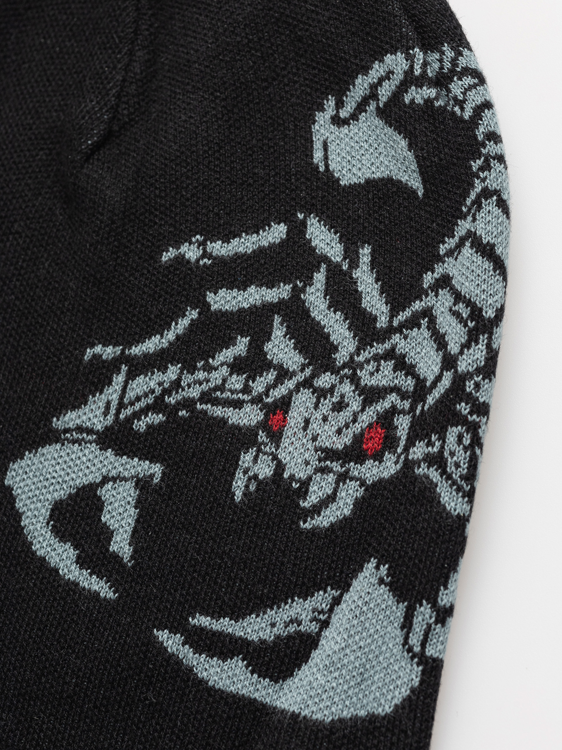 Wasted Paris Bane Reversible Brow Beanie (black)