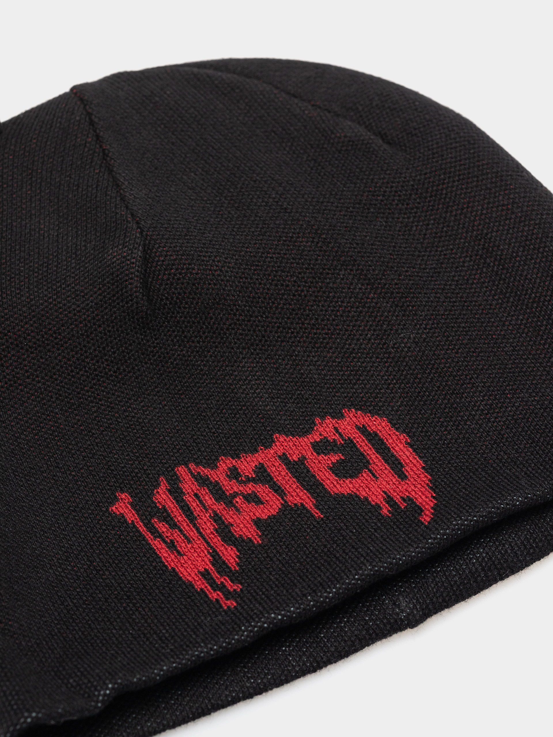 Wasted Paris Bane Reversible Brow Beanie (black)