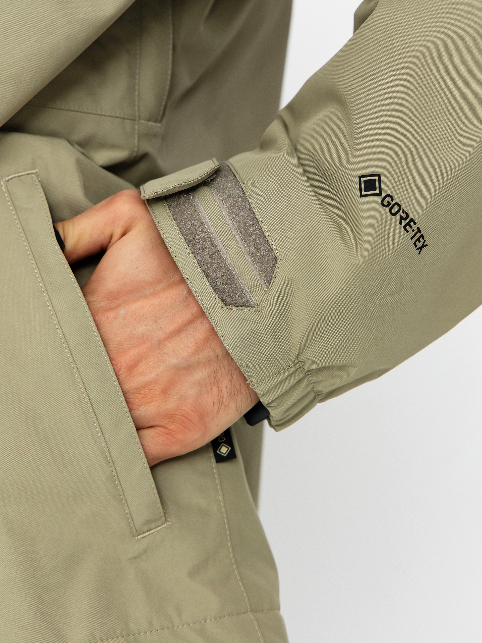 Mens Volcom Snowboard jacket Dua Ins Gore Tex (moss green)