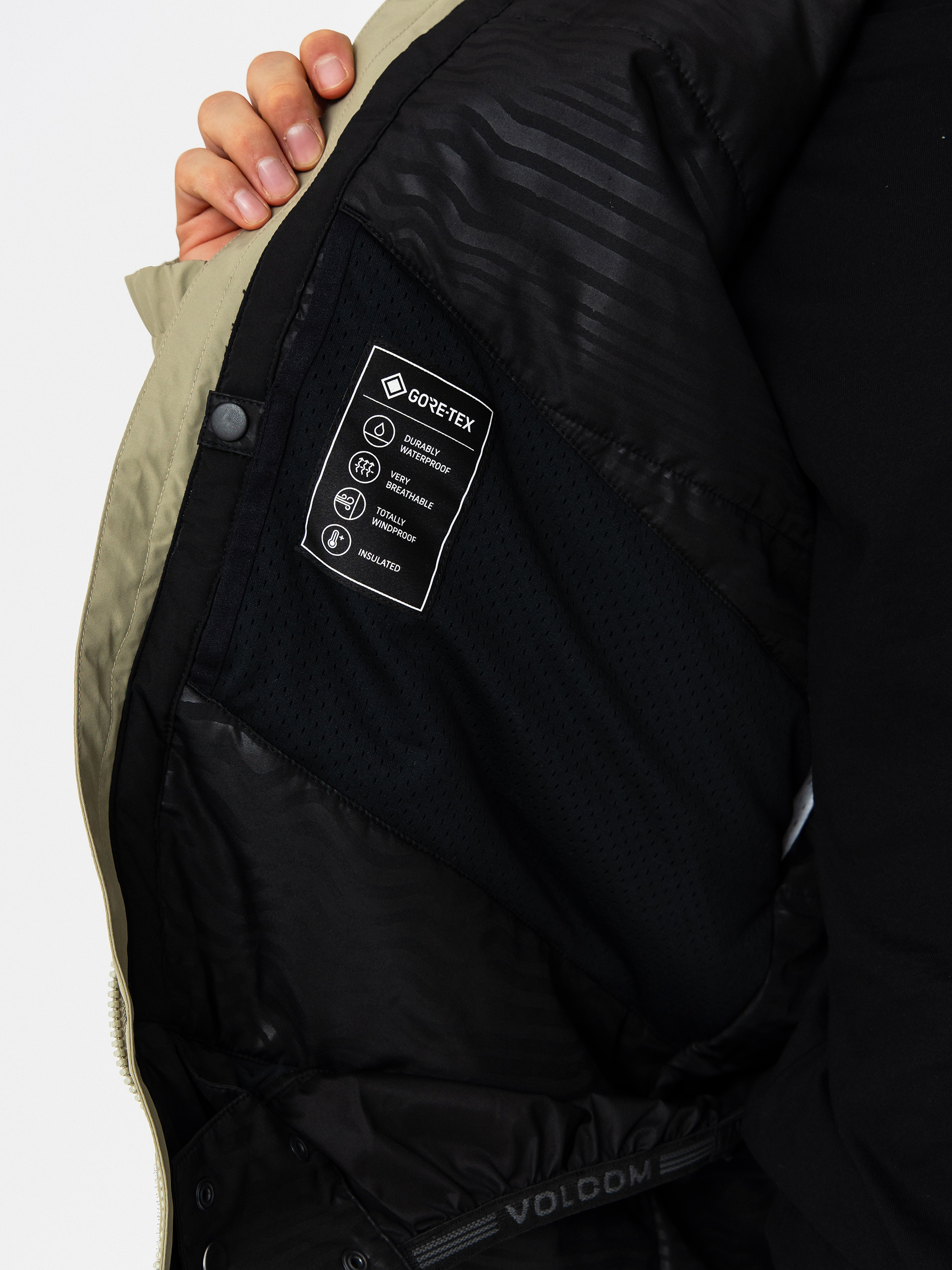 Herren Volcom Snowboard Jacke Dua Ins Gore Tex (moss green)