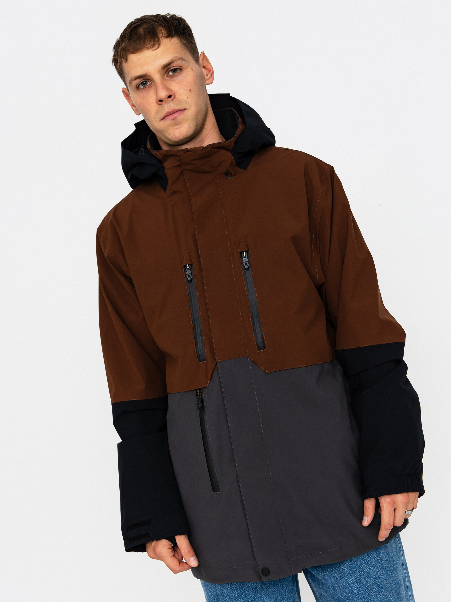 Volcom Snowboard Jacke Rnge Stretch 30K (brown)