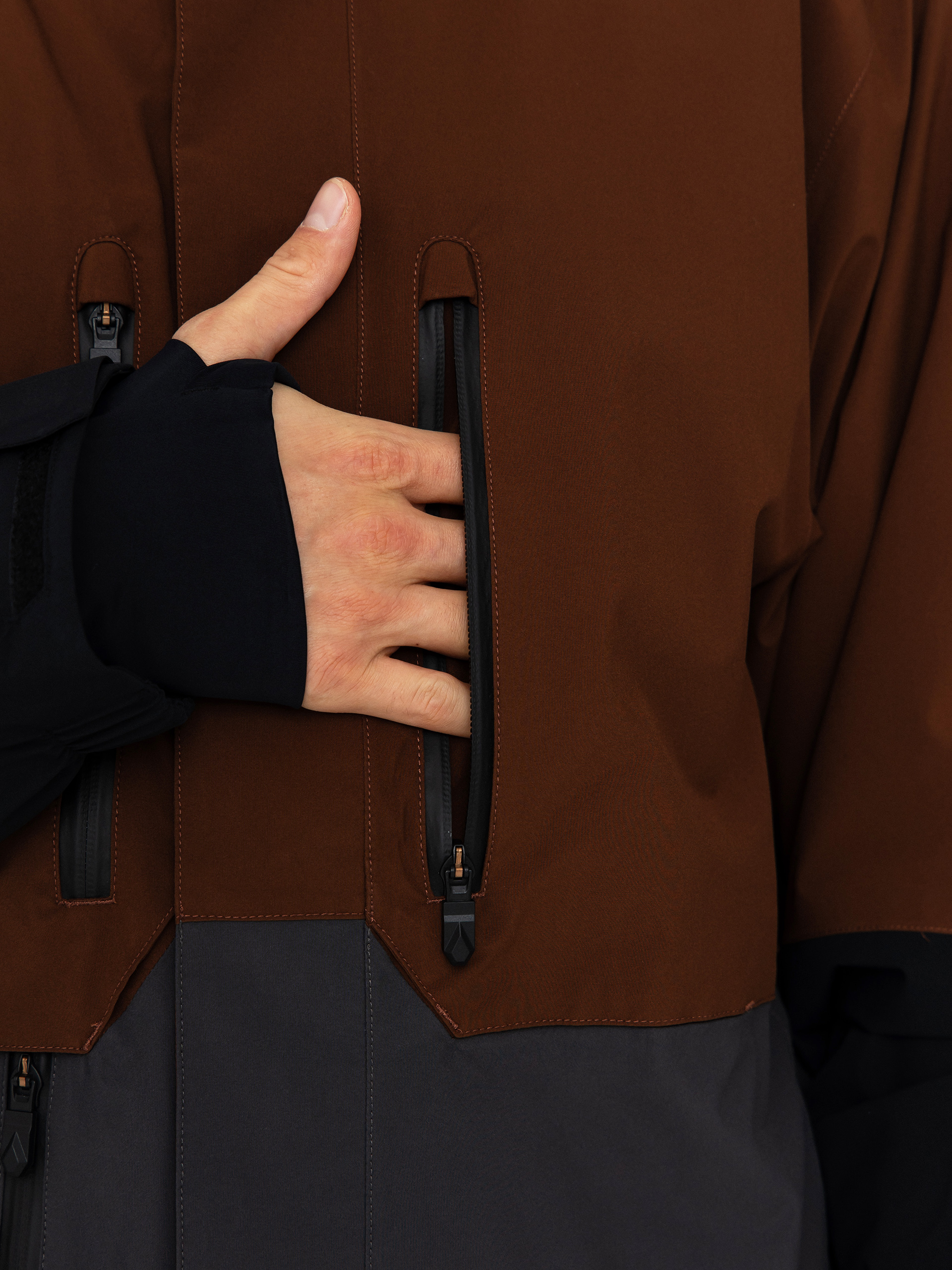 Herren Volcom Snowboard Jacke Rnge Stretch 30K (brown)