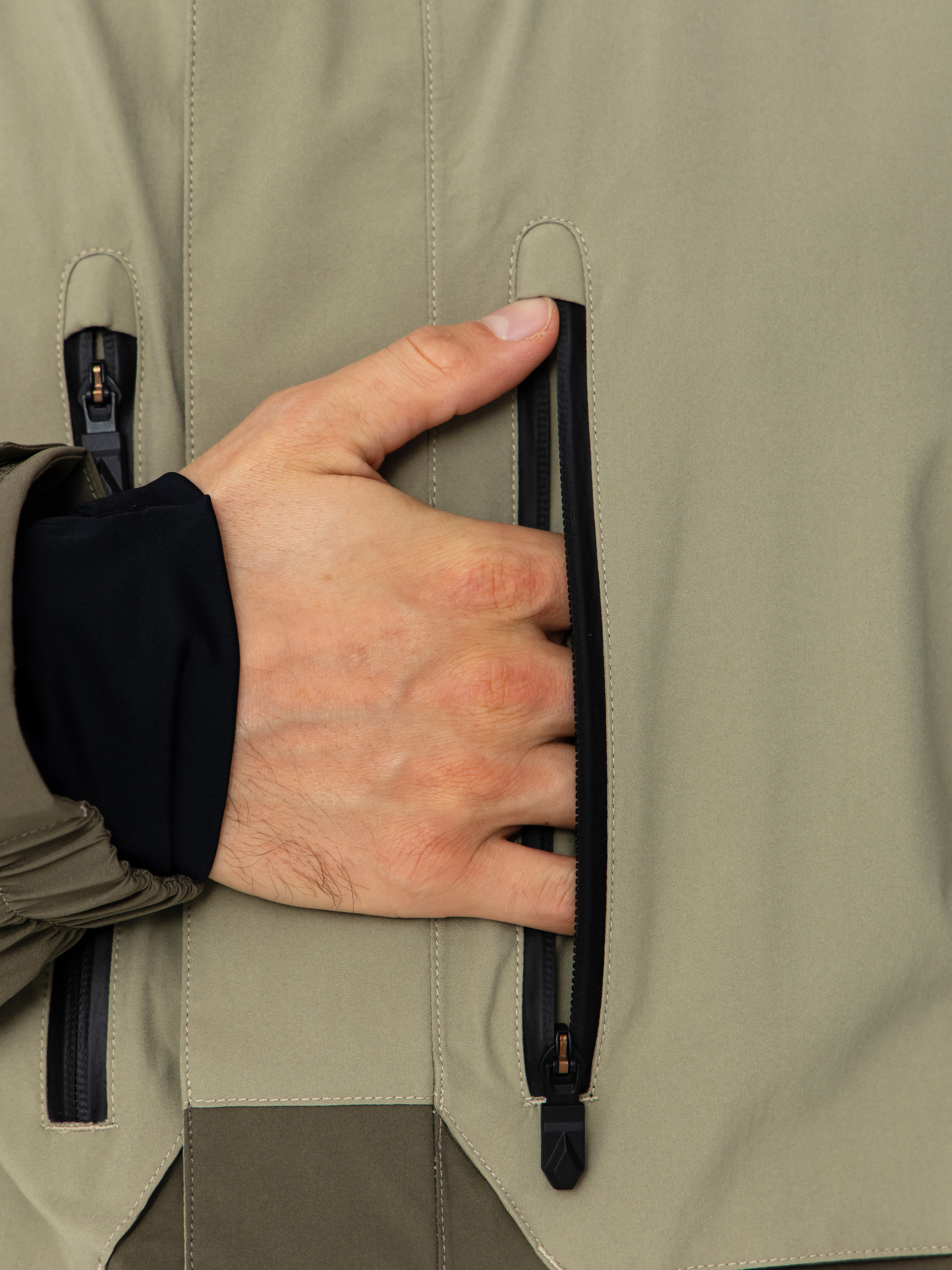 Herren Volcom Snowboard Jacke Rnge Stretch 30K (moss green)