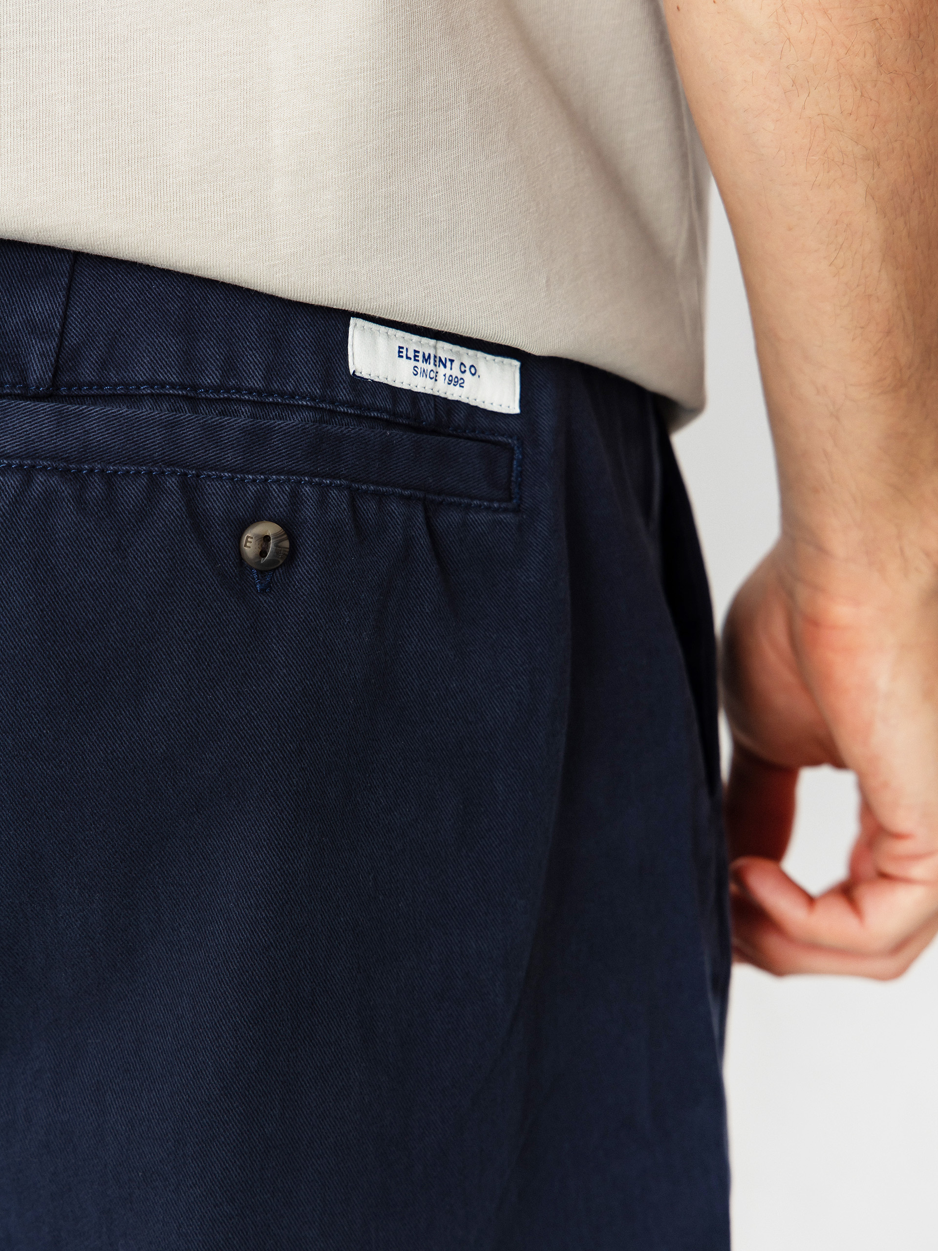Element Big Pleated Chino Hose (eclipse navy)