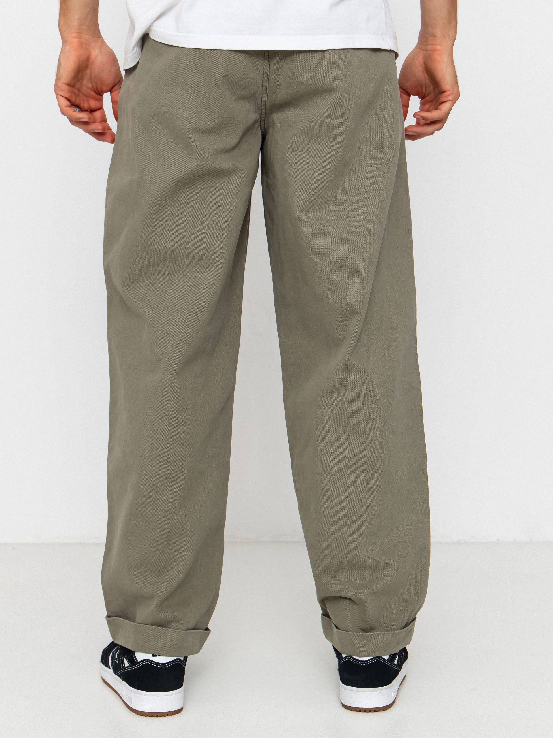 Element Big Pleated Chino Hose (kalamata)