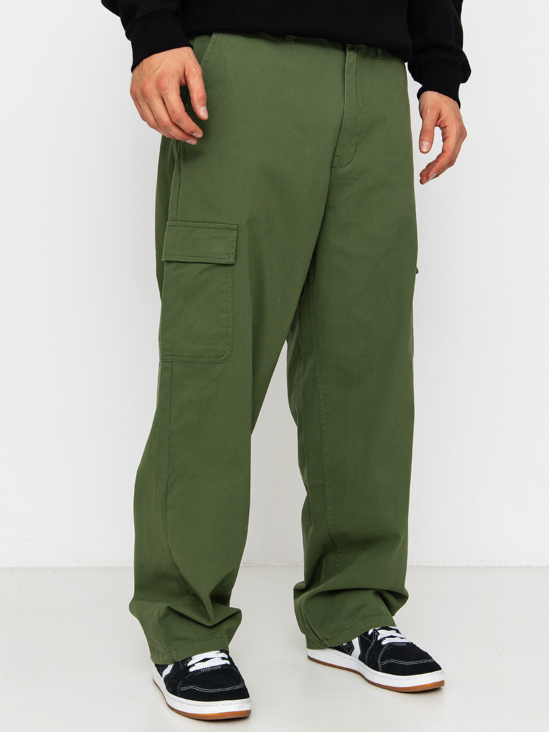 DC Worker Baggy Chino Cargo Pants (bronze green)