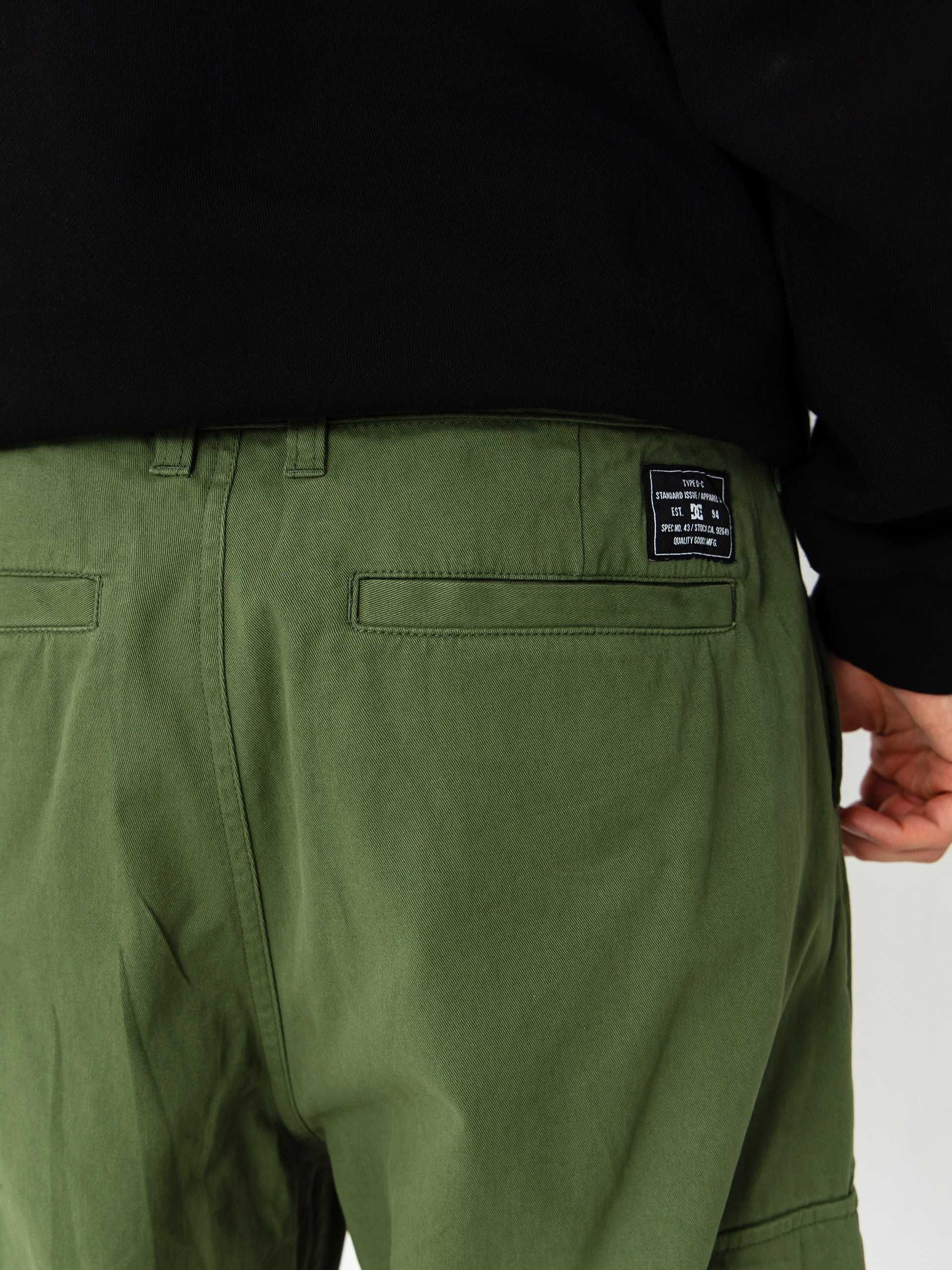 DC Worker Baggy Chino Cargo Pants (bronze green)