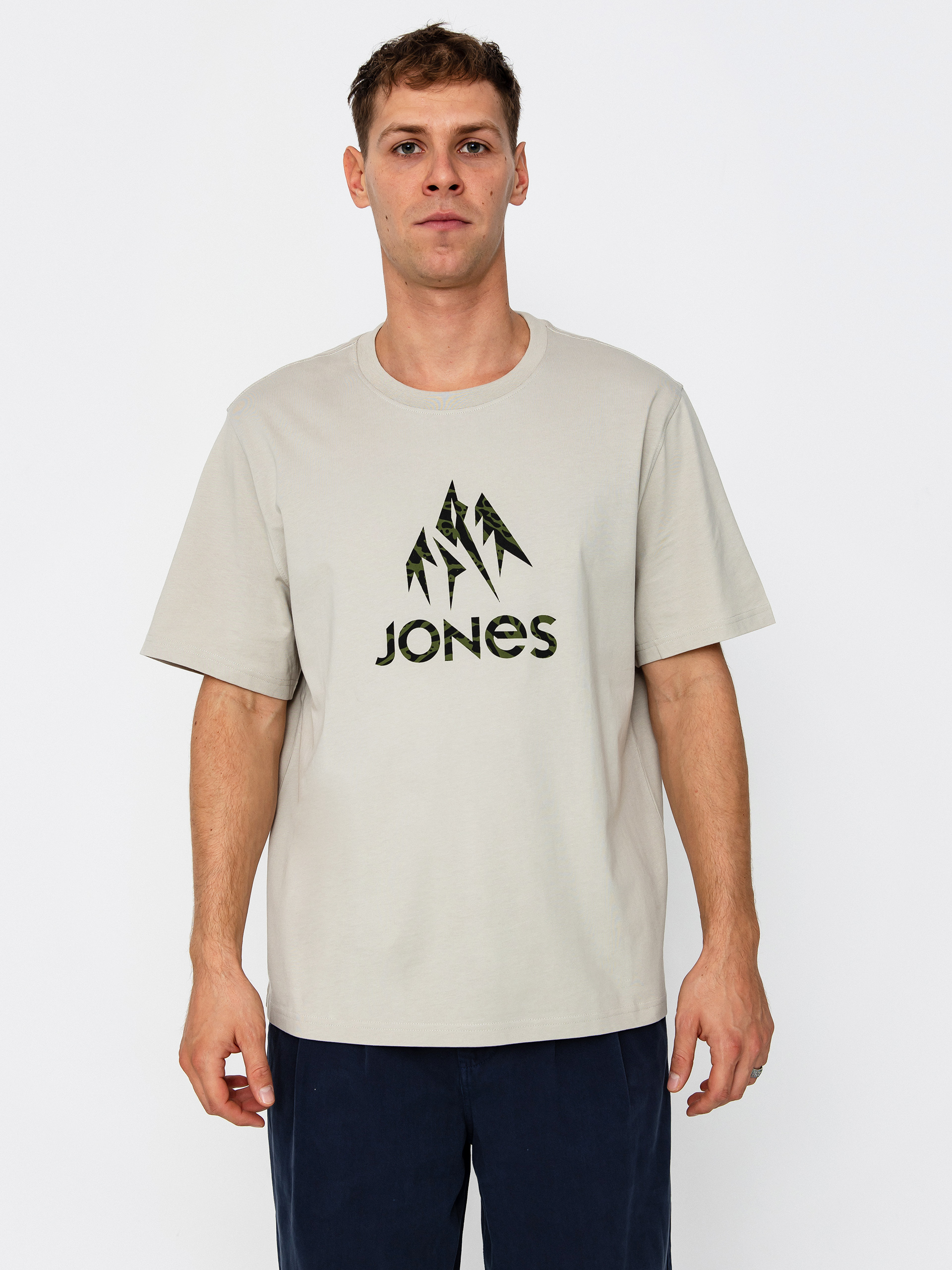 Jones Snowboards Truckee Org Cot T-shirt (smoke gray)