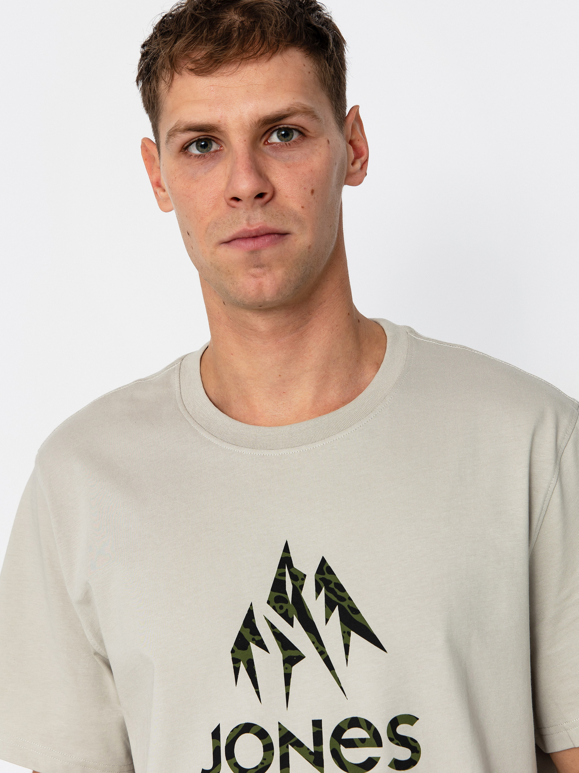 Jones Snowboards Truckee Org Cot T-shirt (smoke gray)