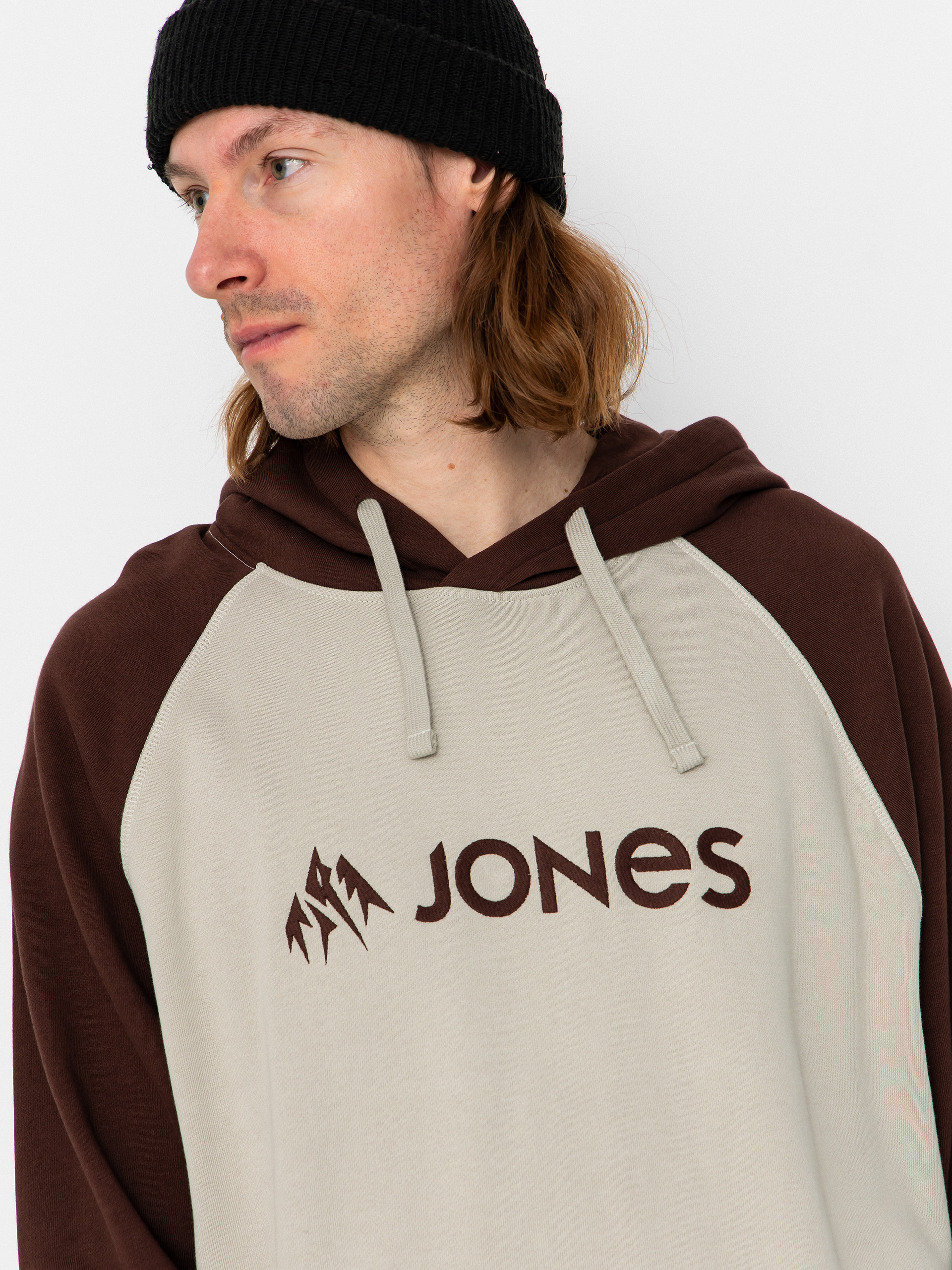 Jones Snowboards Hoodie Truckee Org Cot (smoke gray)