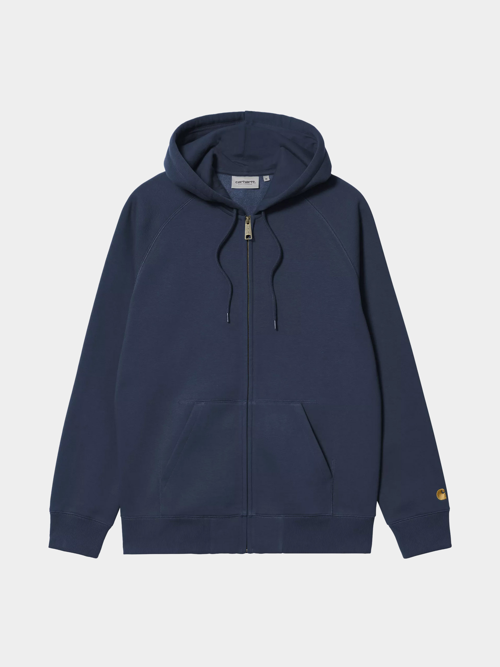 Carhartt WIP Hoodie Chase ZHD - navy blue (dusky blue/gold)