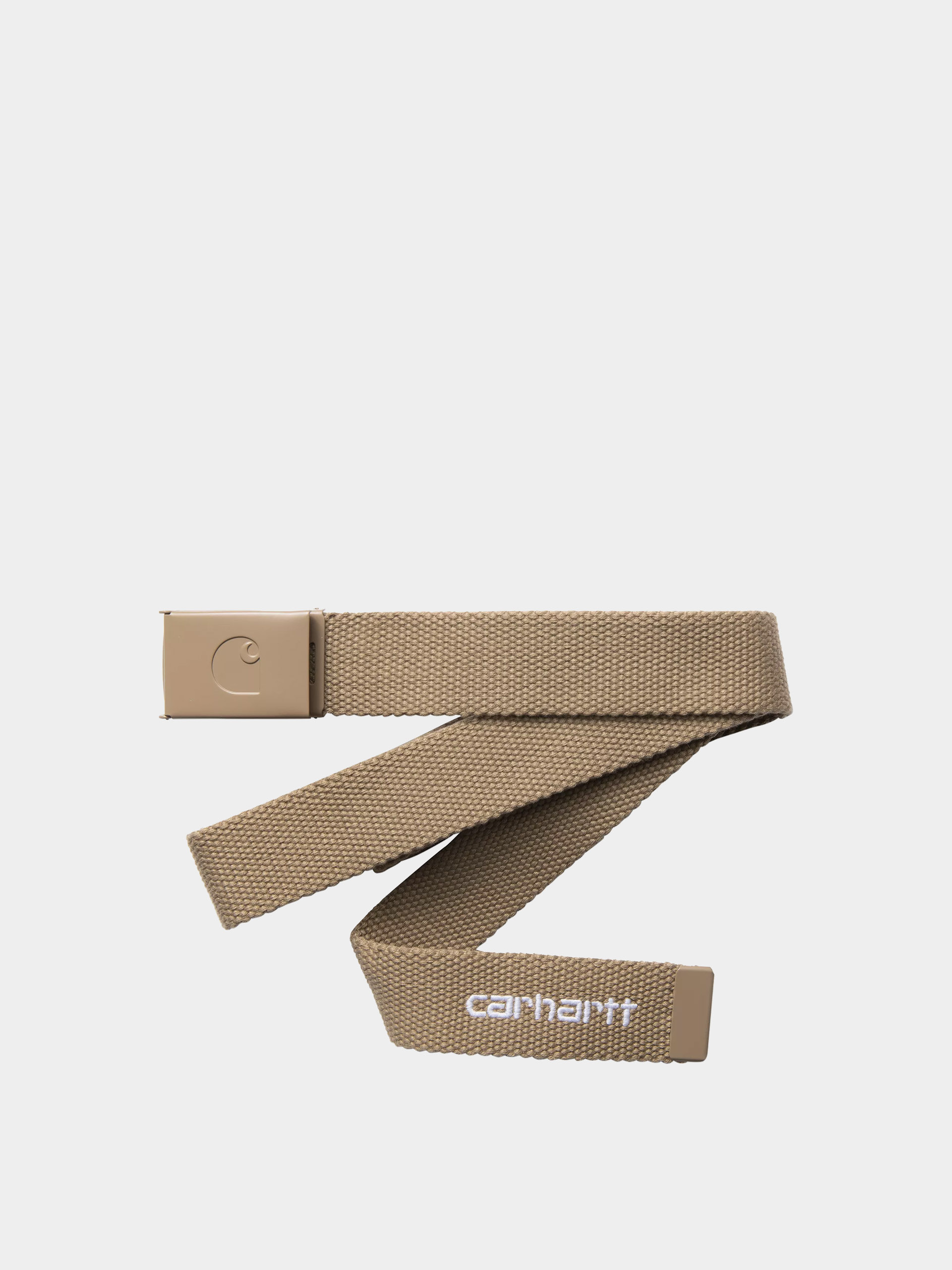 Carhartt WIP Belt C Logo Tonal (leather/white)