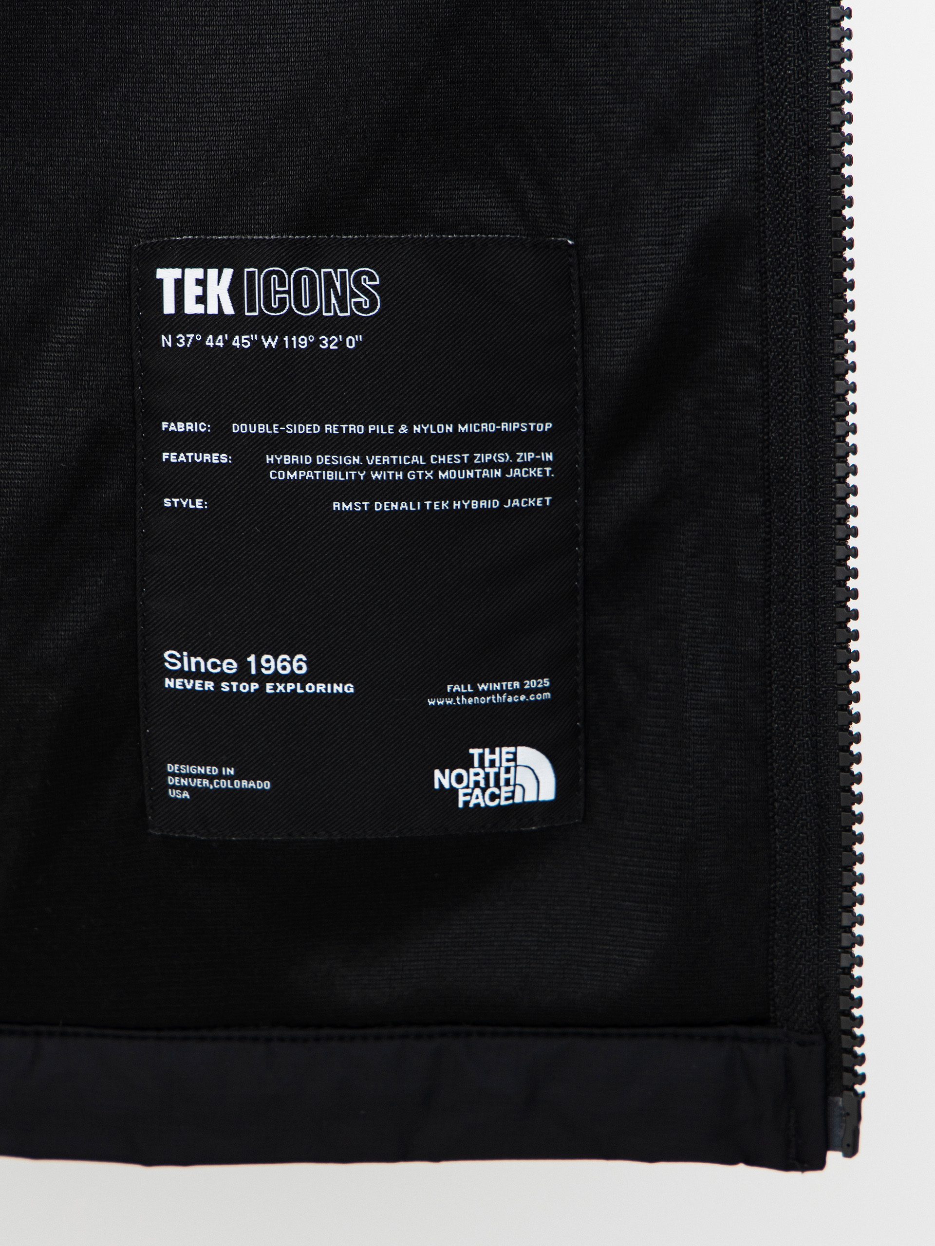 The North Face Jacket Rmst Denali Tek Hybrid (tnf black)
