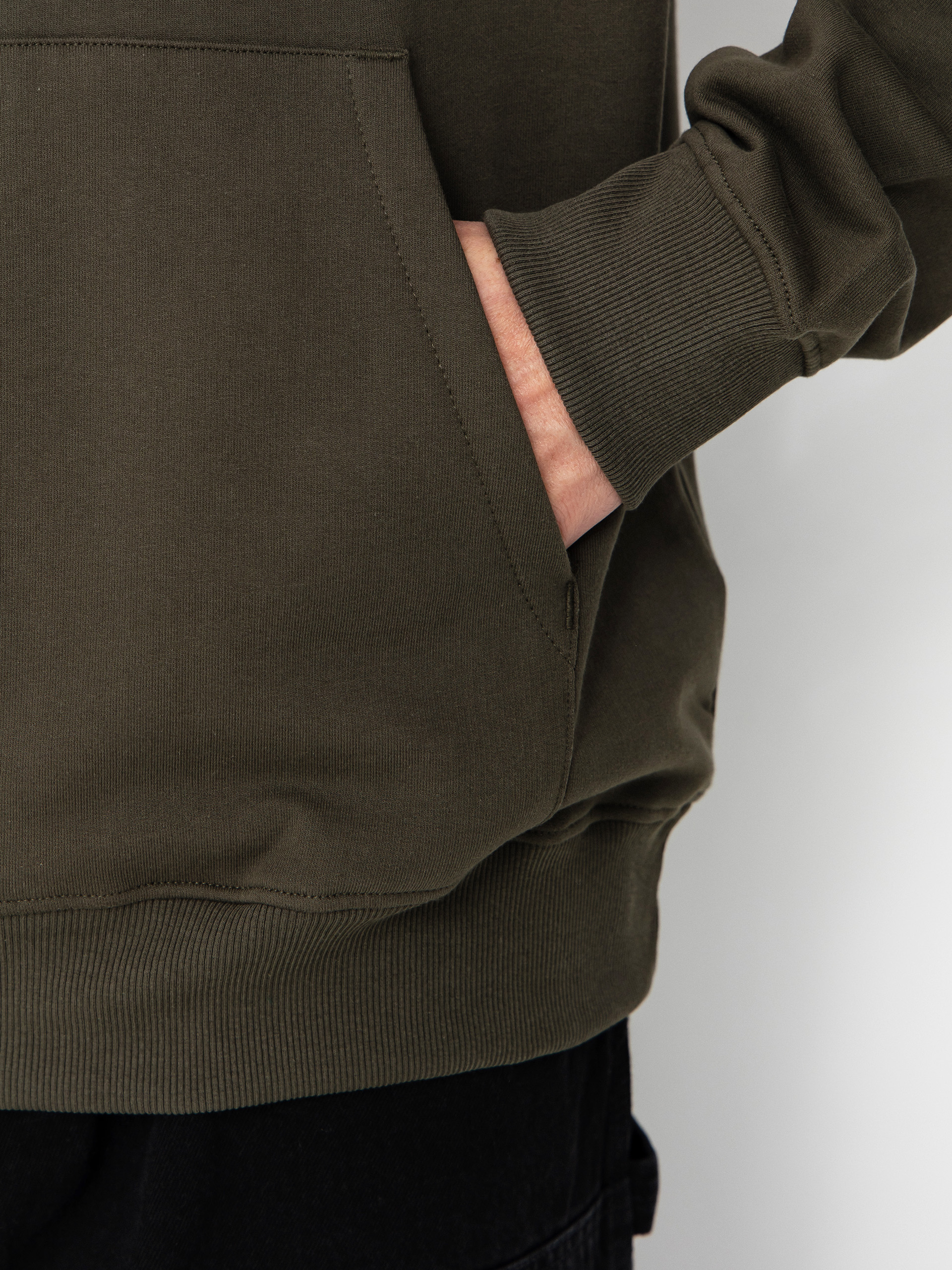 The North Face Hoodie Box Nse Edge Of Light Infill Raglan HD (new taupe green/tnf bla)