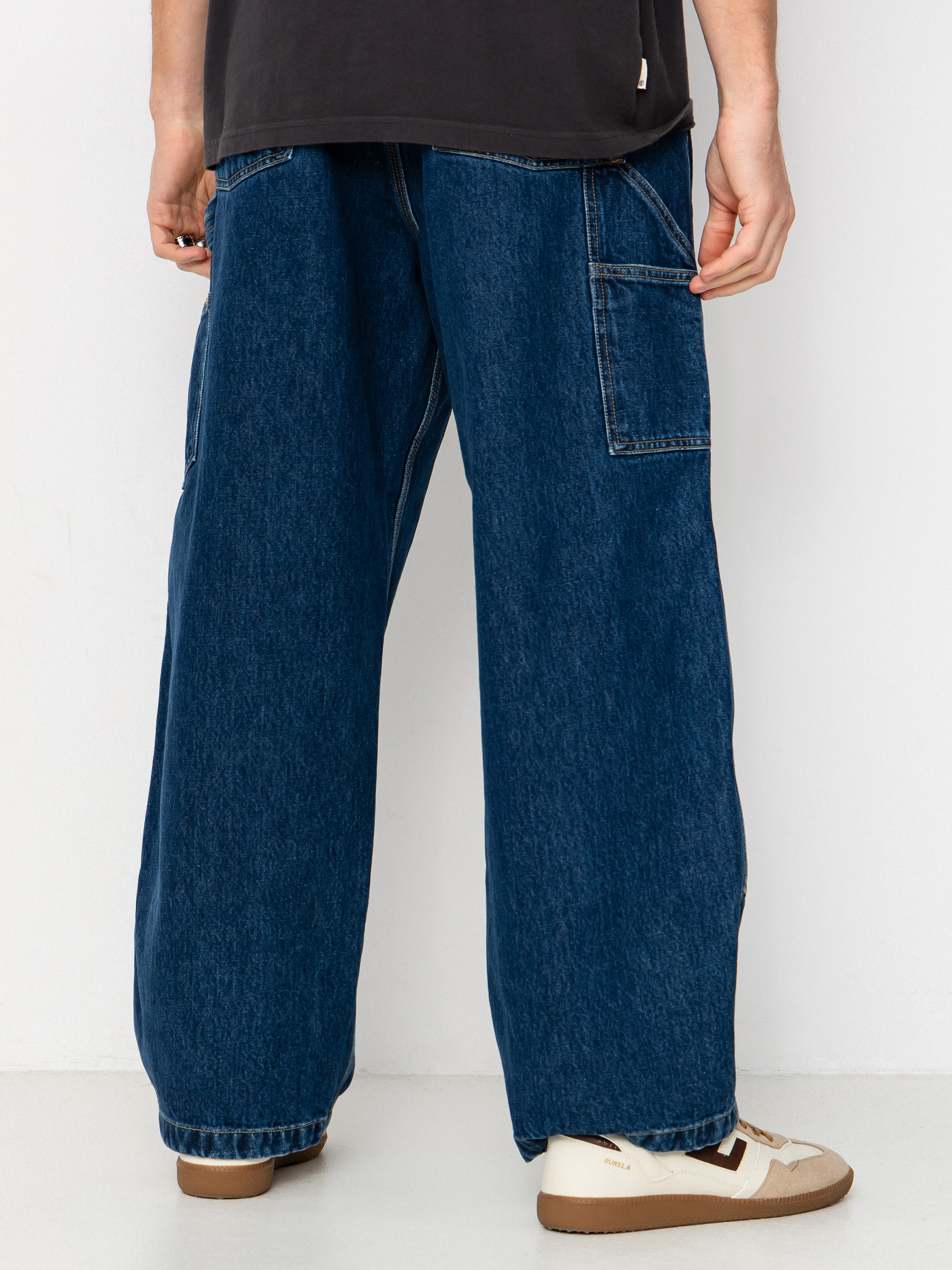 Carhartt WIP Pants Nash Double Knee - blue (blue/stone washed)