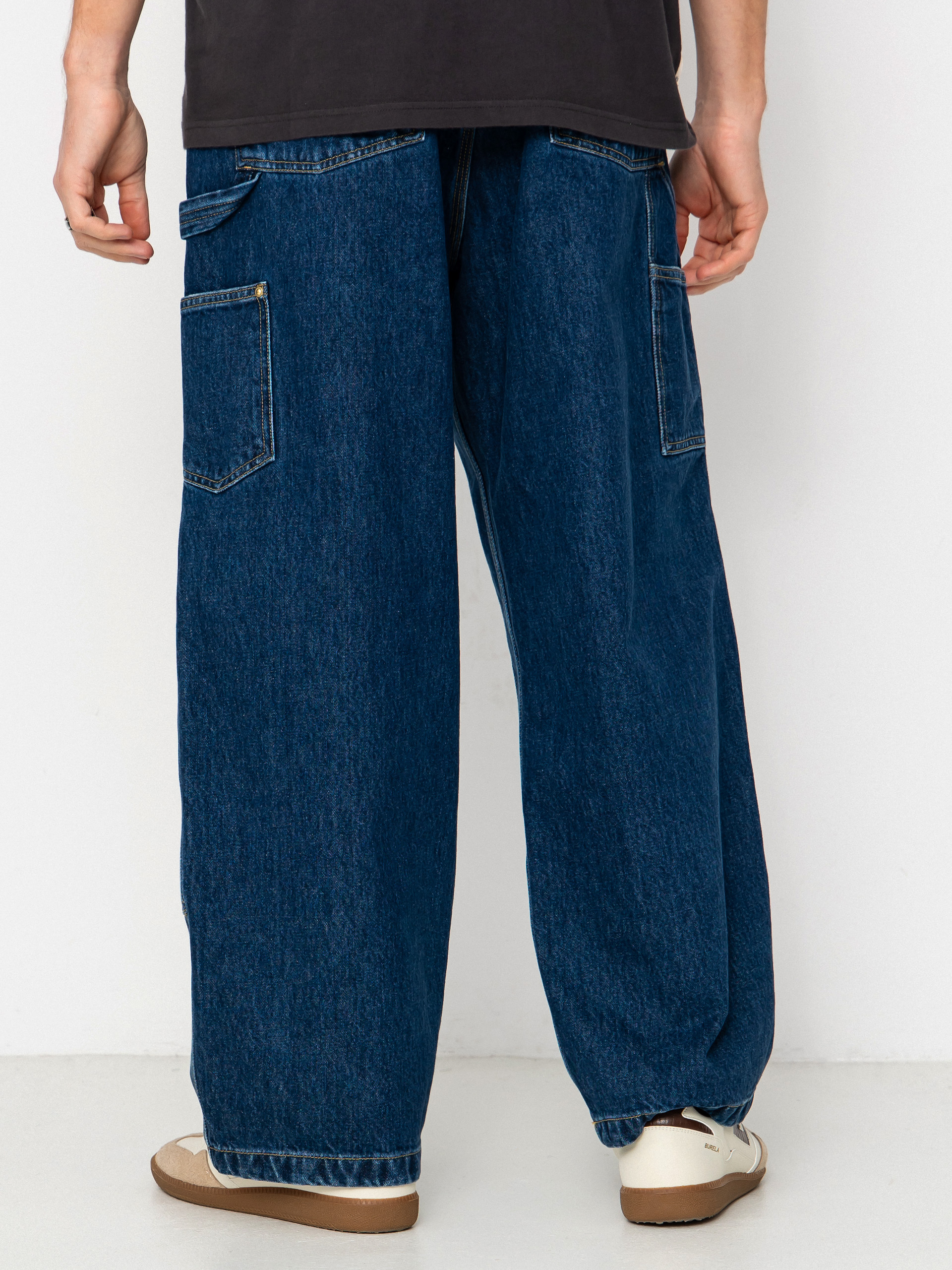 Carhartt WIP Pants Nash Double Knee - blue (blue/stone washed)