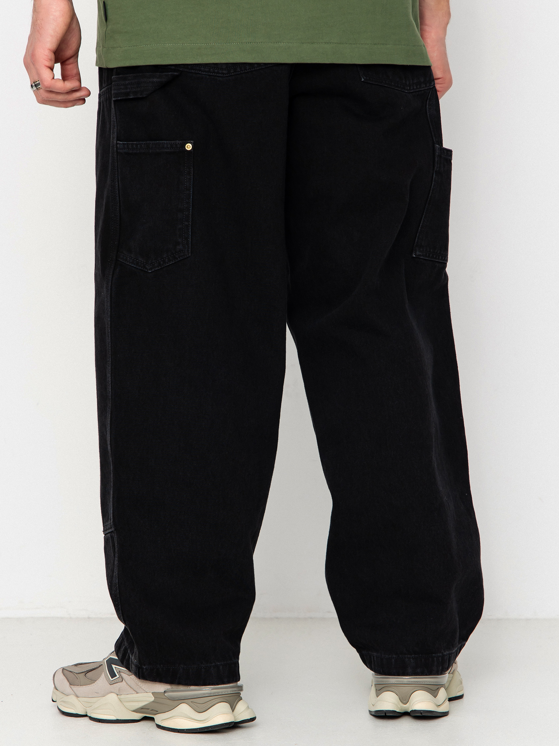 Carhartt WIP Pants Nash Double Knee - black (black/stone washed)