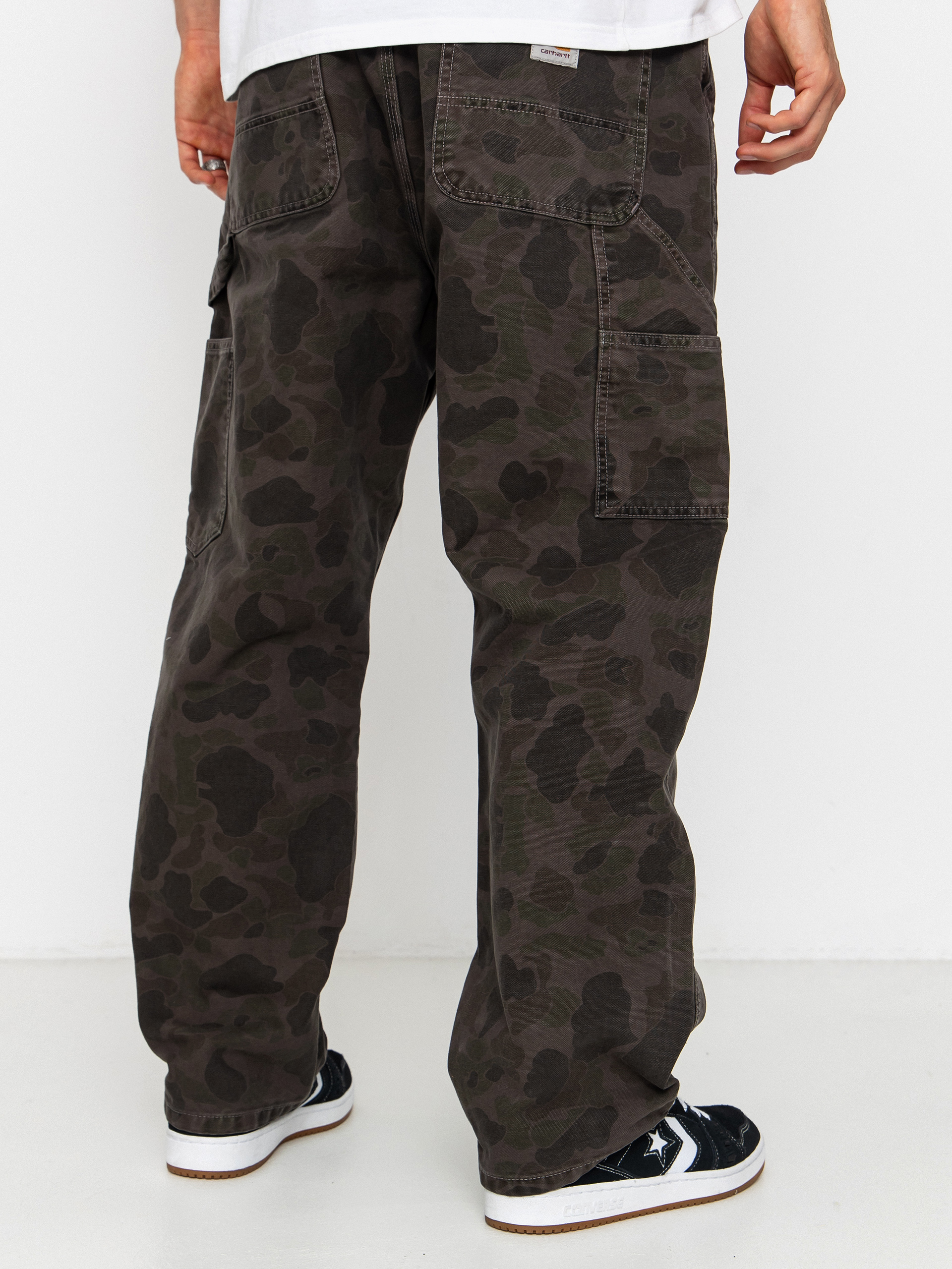 Carhartt WIP Pants Duck Single Knee - camo (camo duck/green