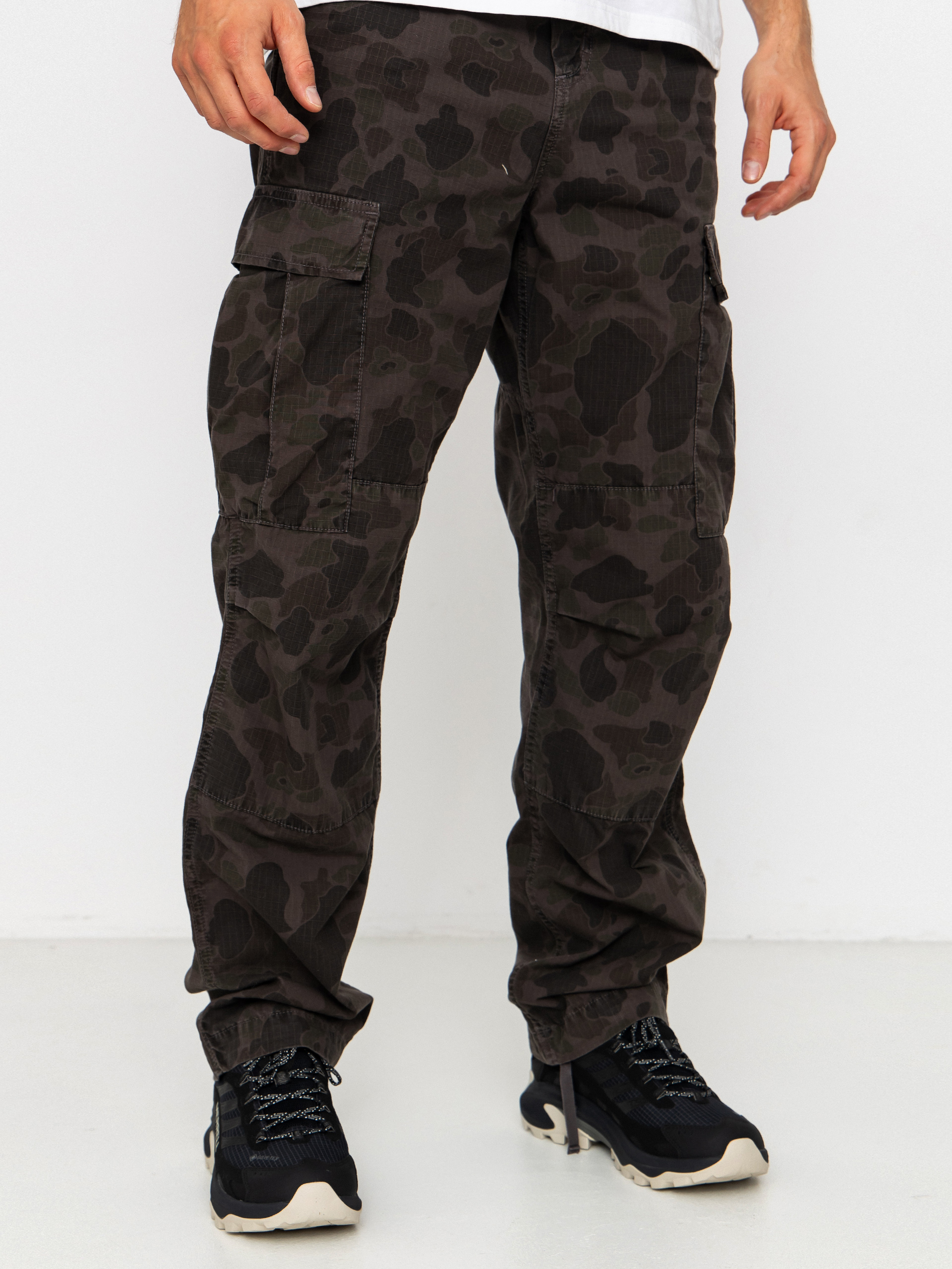 Carhartt WIP Pants Duck Cargo (camo duck/green/porphyry/garment dyed)