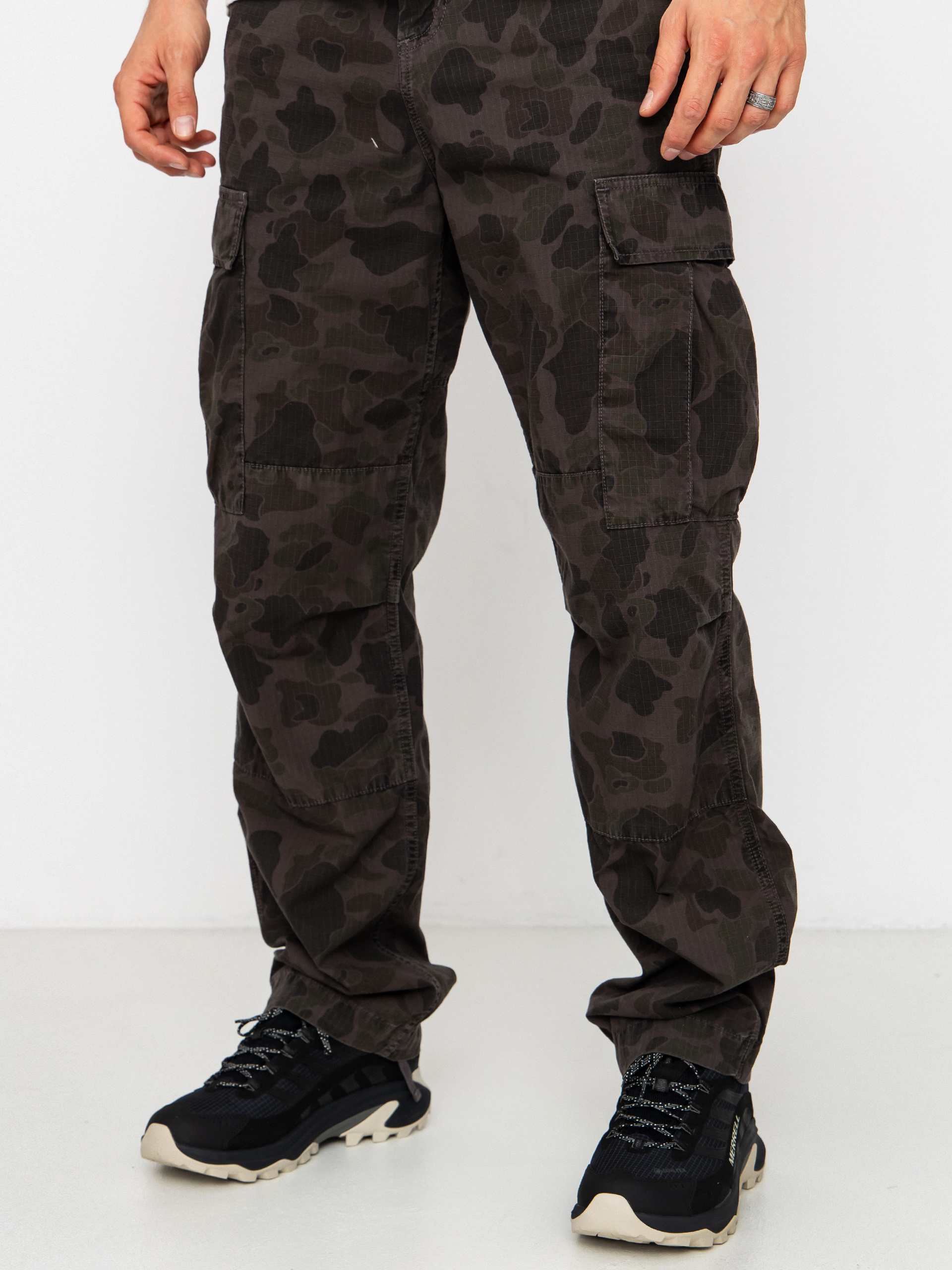 Carhartt WIP Pants Duck Cargo - camo (camo duck/green/porphyry