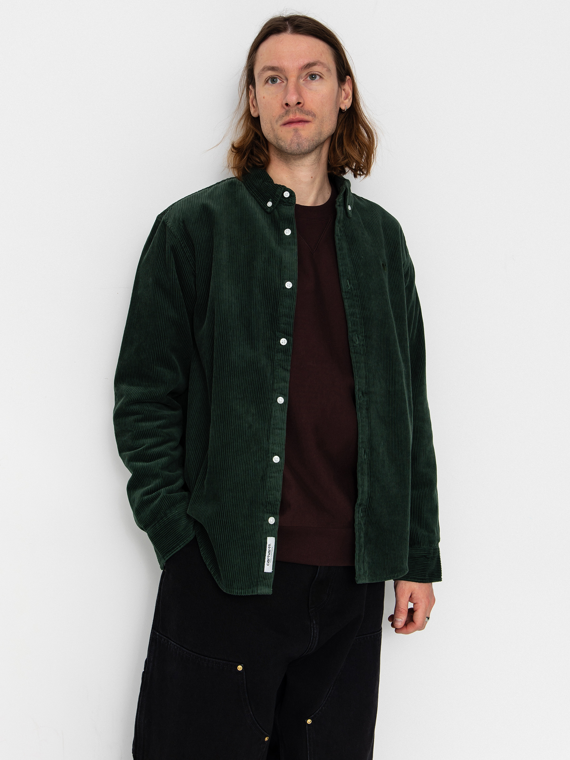 Carhartt WIP Hemd Madison Cord (sycamore tree/sycamore tree)