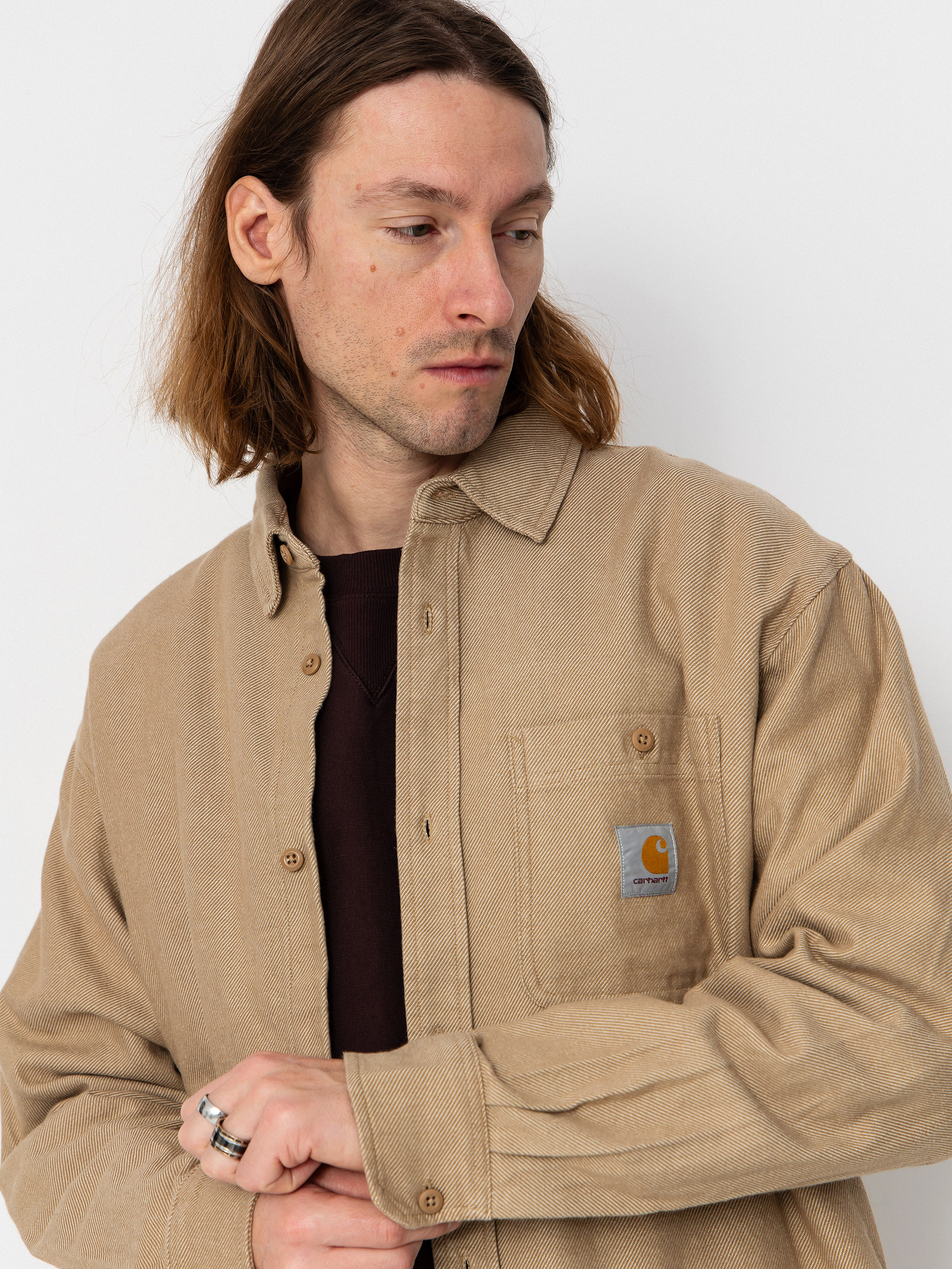 Carhartt WIP Shirt Edgar (peanut/wax)
