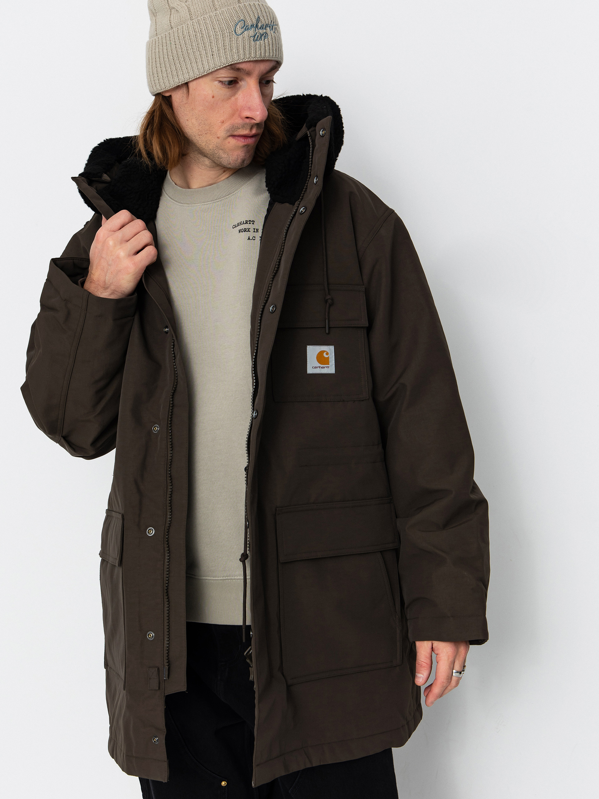 Carhartt WIP Jacket Siberia Parka - brown (vitola)