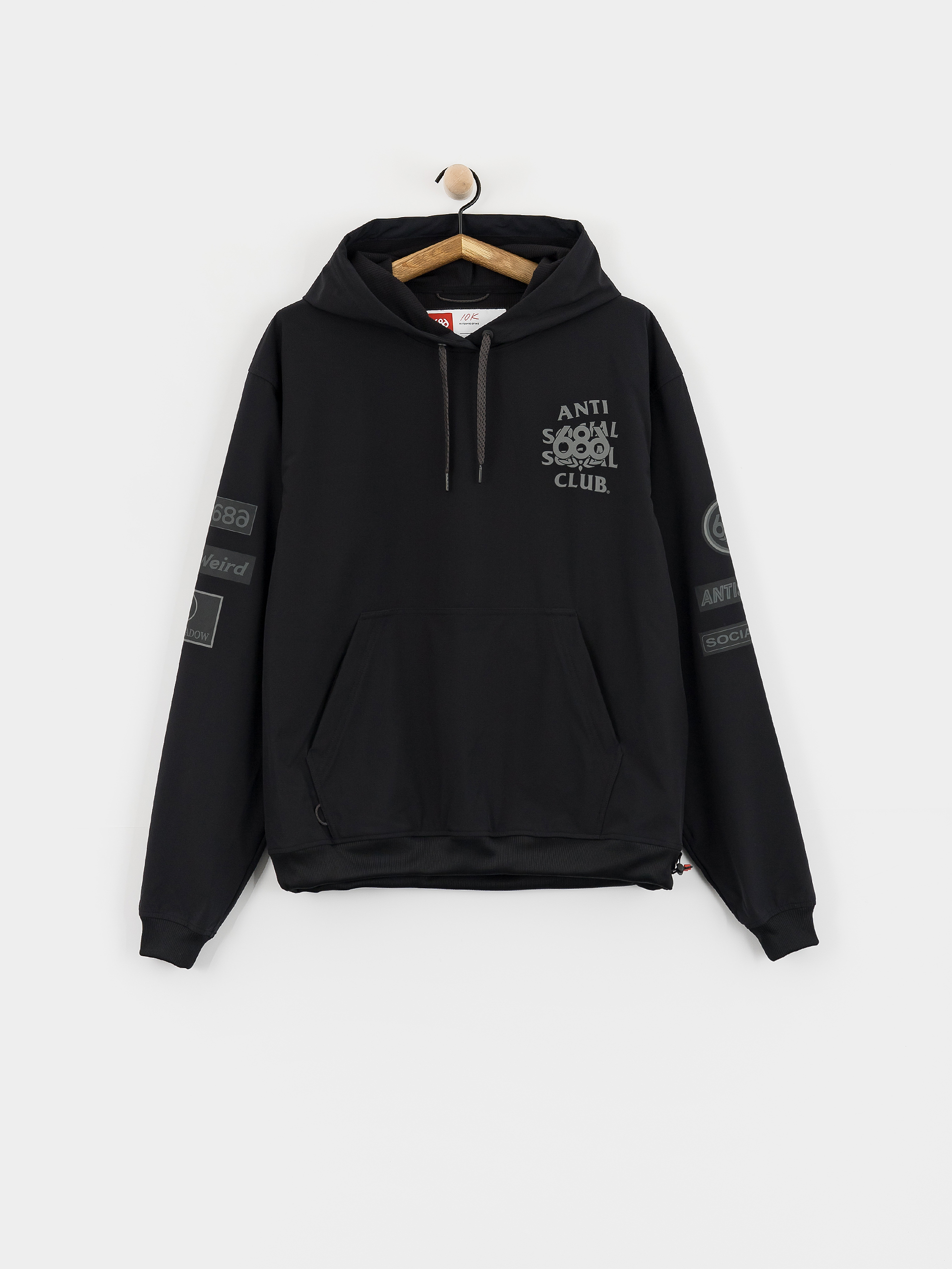 686 X ASSC F1 Waterproof Team HD Active sweatshirt - black (assc