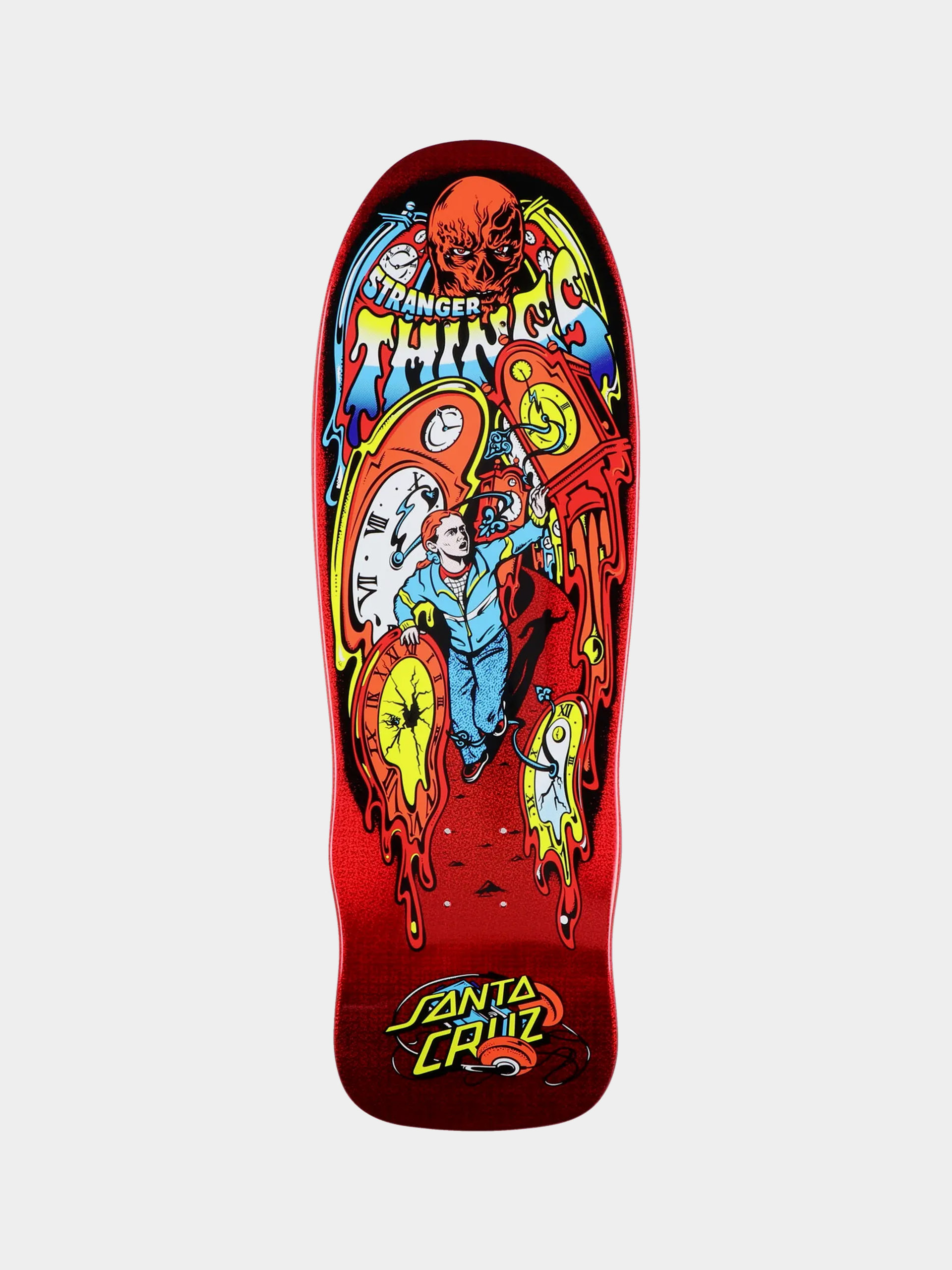 Santa Cruz Deck X Stranger Things Grabke Max Melting Clock