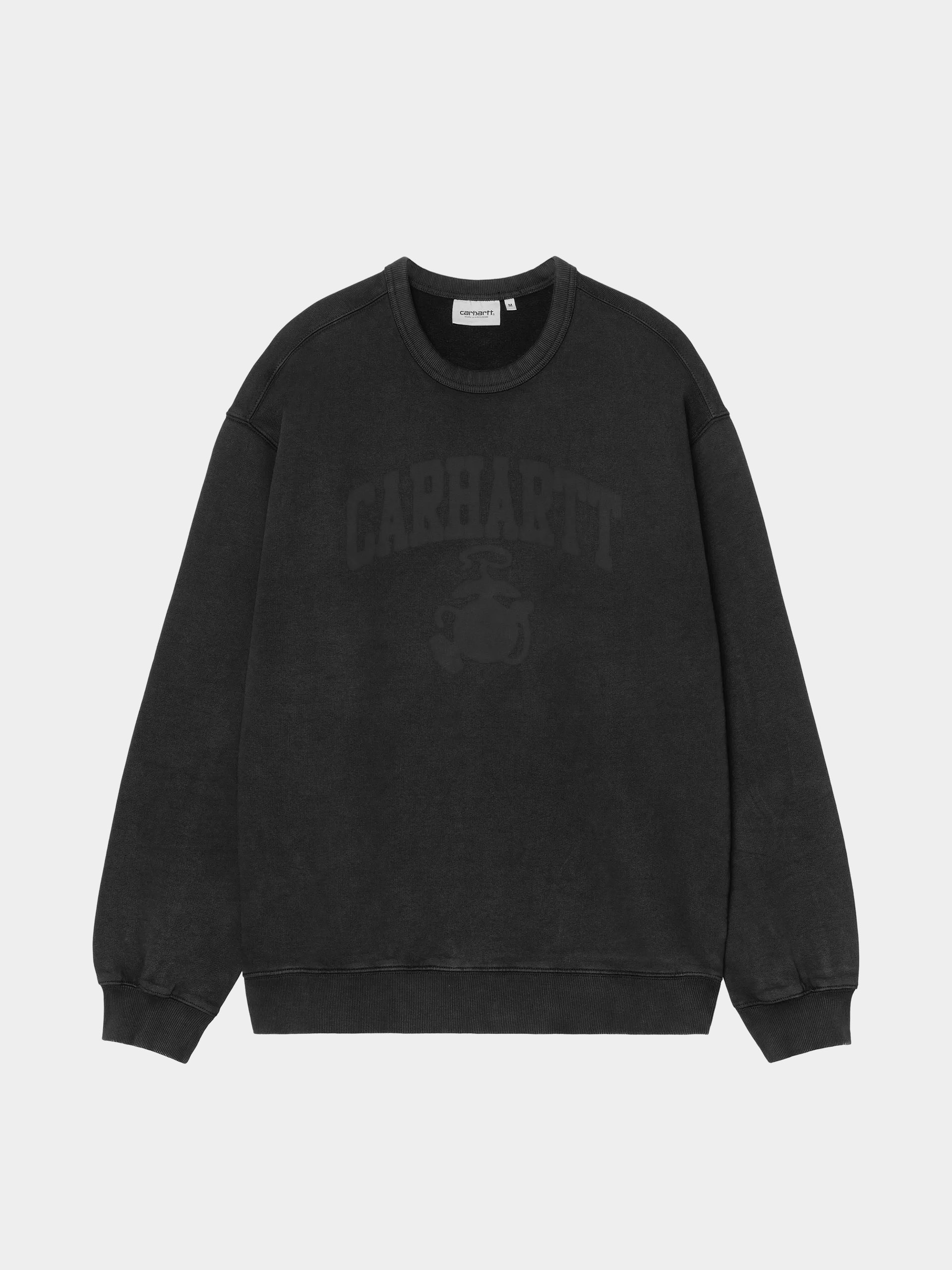 Carhartt WIP Sweatshirt Faded Pond Corps (black)