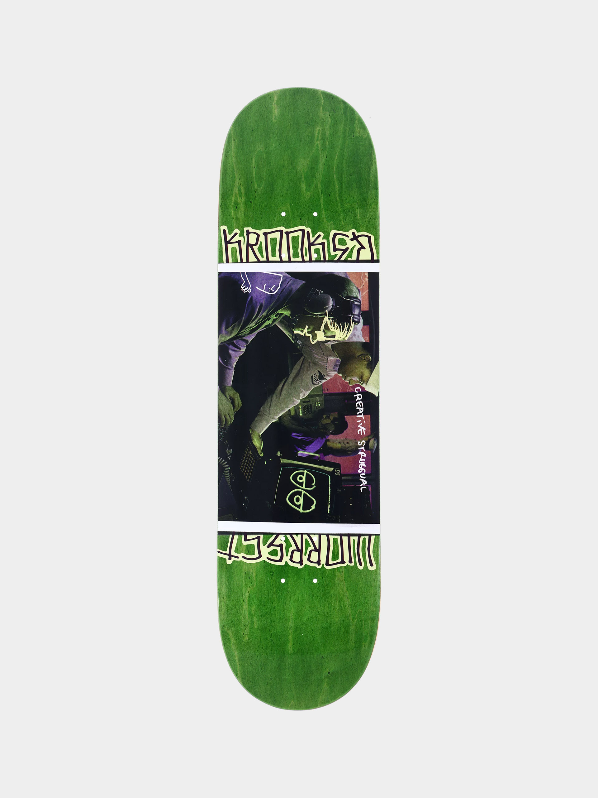 Krooked Deck Worrest Struggual Dbx (green purple)