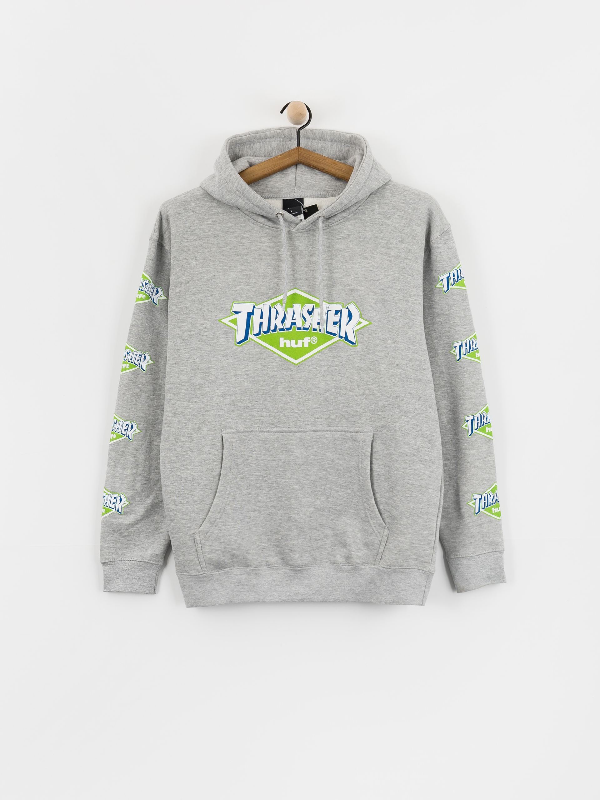 HUF Hoodie X Thrasher Logo HD