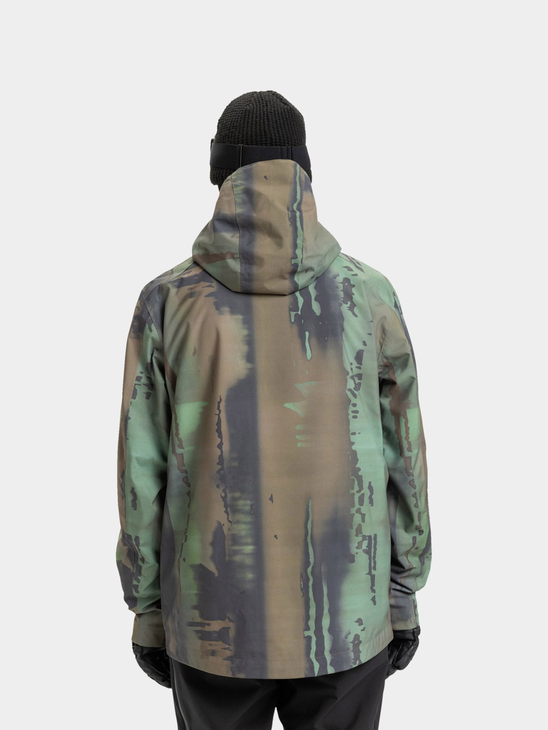 Mens Quiksilver Muldrow 20K Snowboard jacket (bloomfade dark ivy)