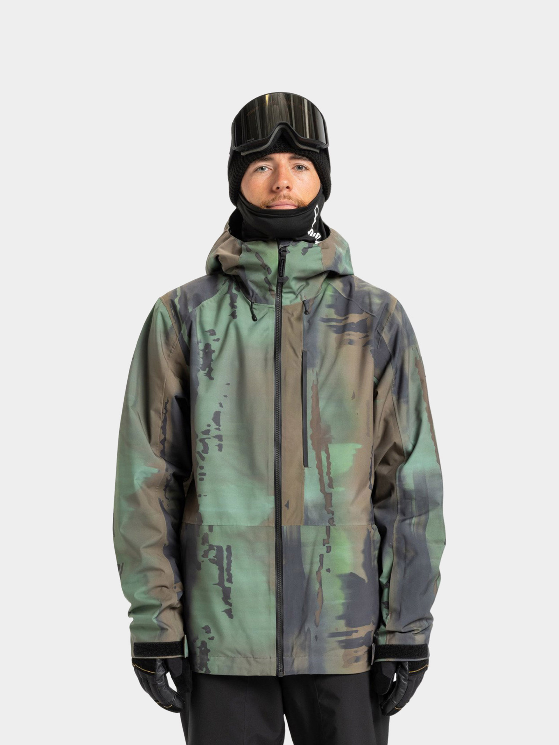 Mens Quiksilver Muldrow 20K Snowboard jacket (bloomfade dark ivy)