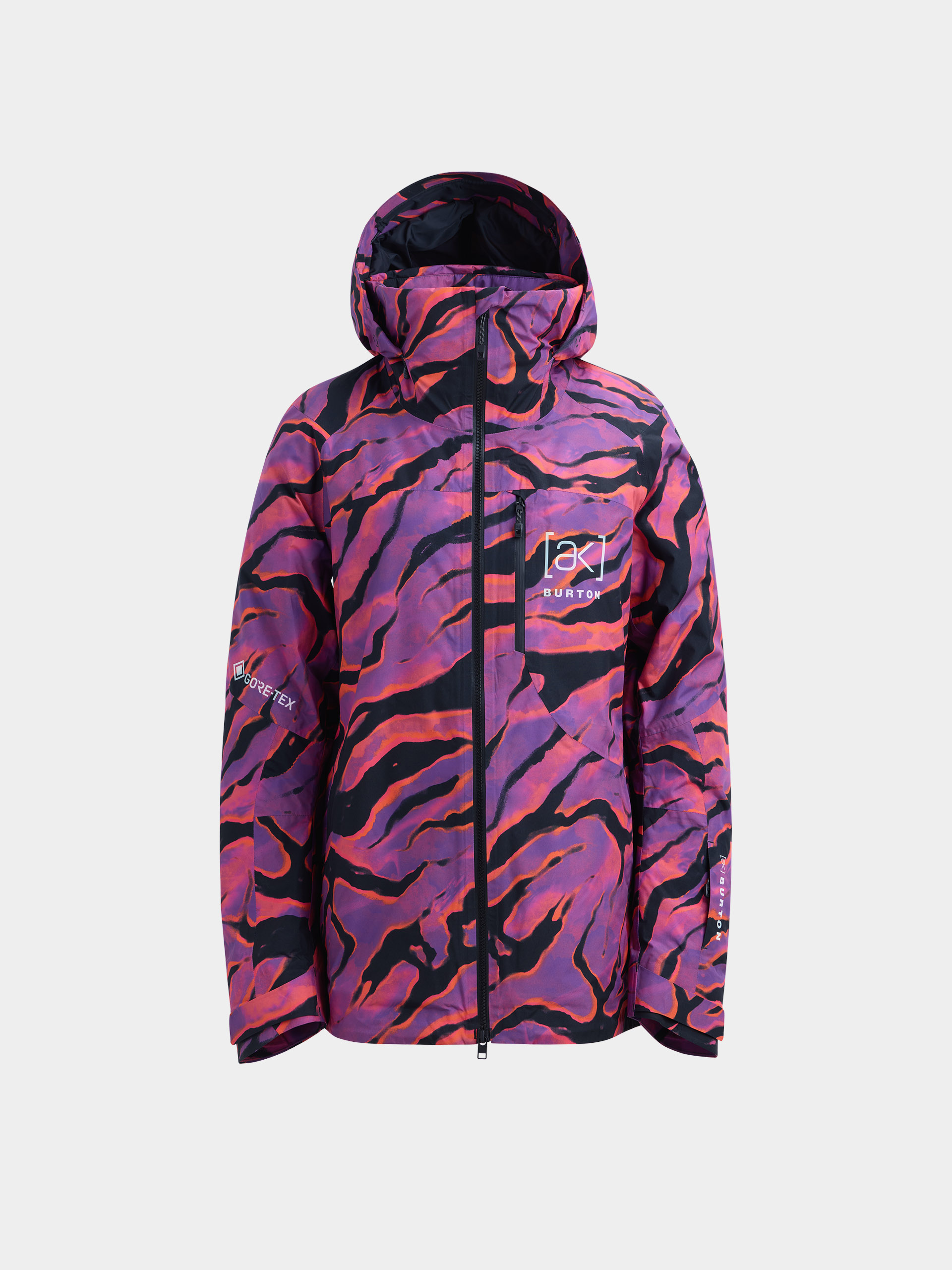 Burton Snowboard jacket Fremont Wmn - camo (petal camo/brn lthr)