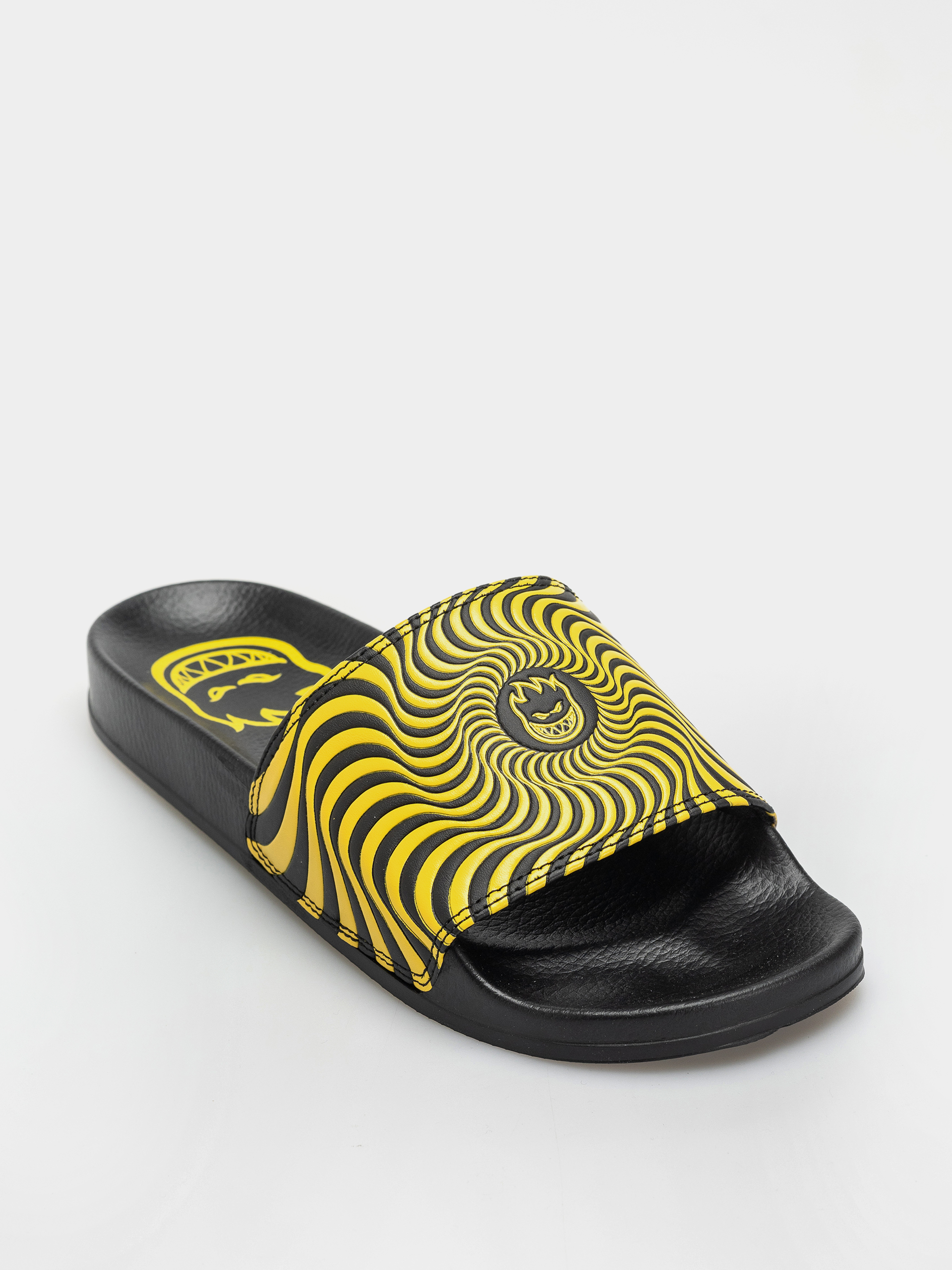 Spitfire Bighead Swirl Flip-flops (black/yellow)