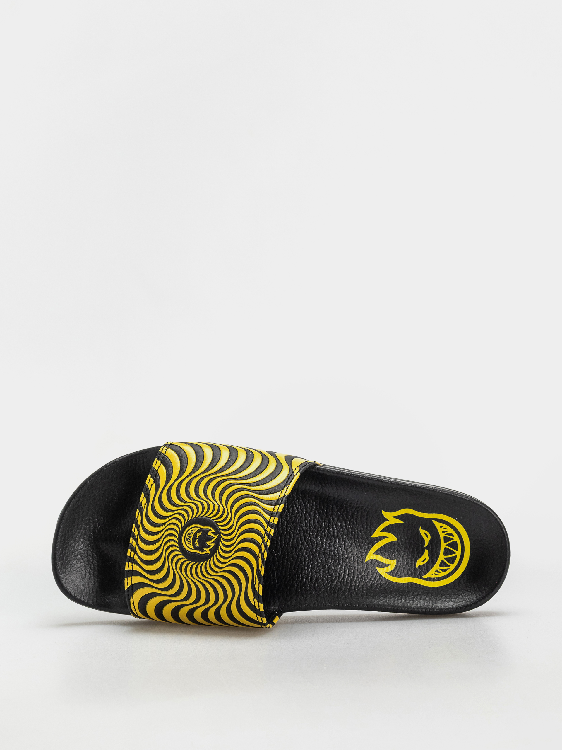 Spitfire Bighead Swirl Flip-flops (black/yellow)