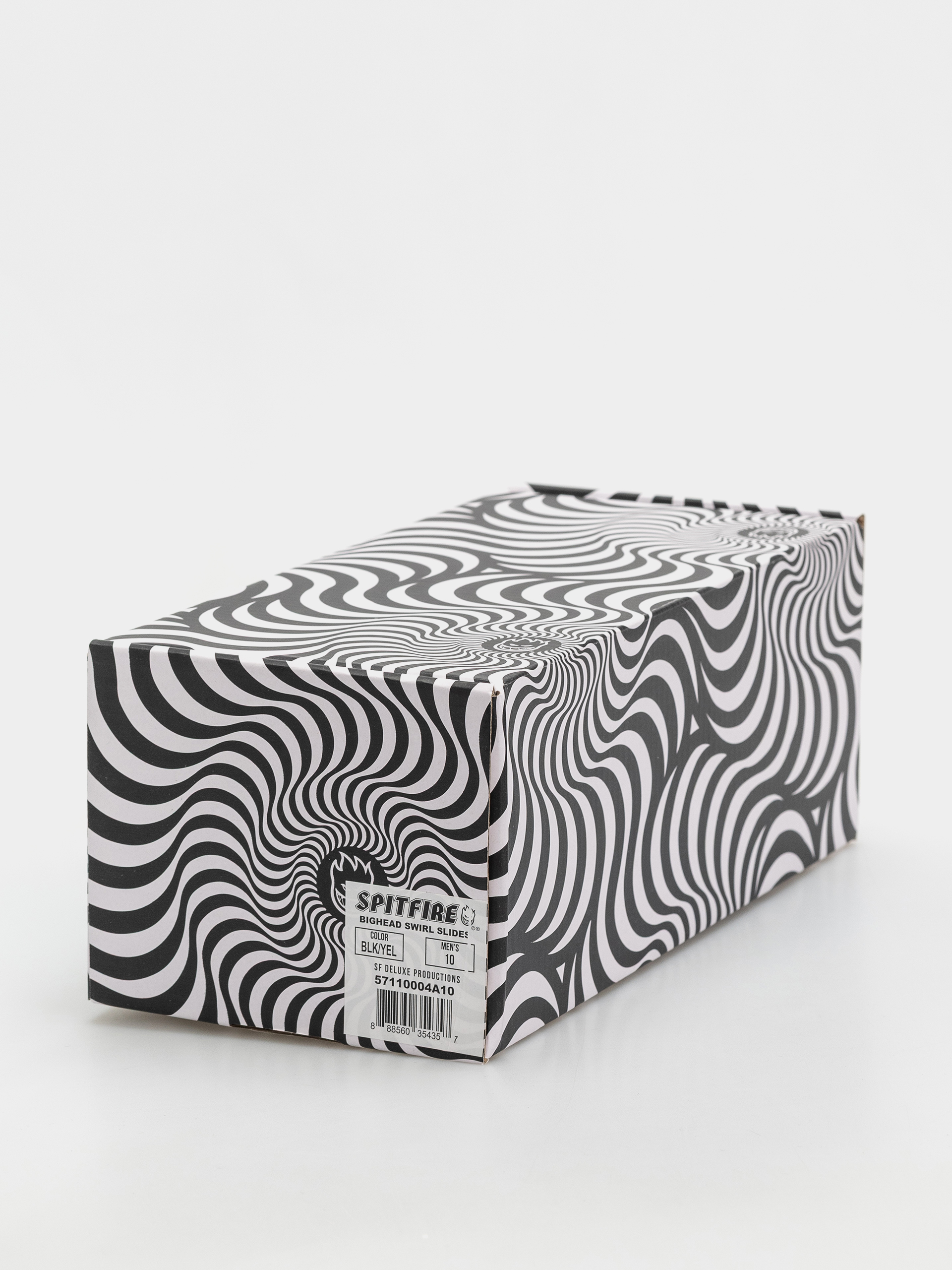 Spitfire Bighead Swirl Flip flops (black/yellow)