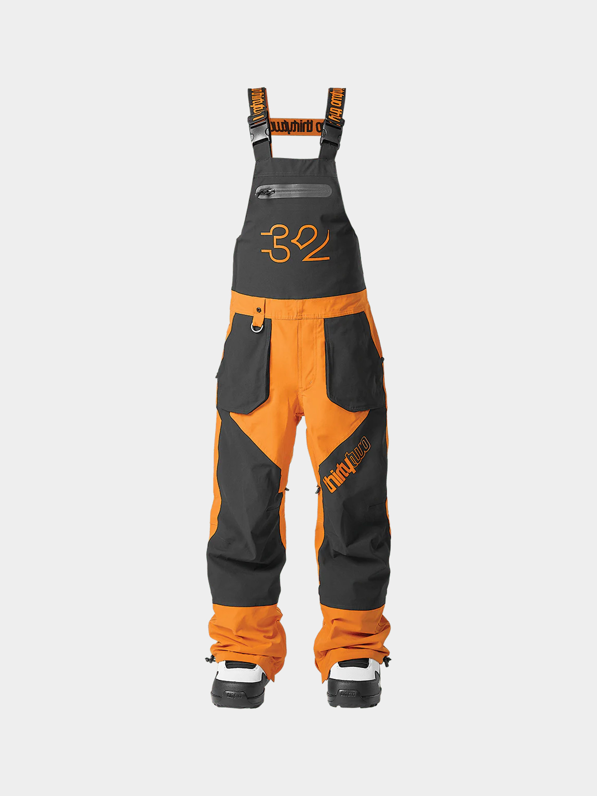 ThirtyTwo Snowboard Hose Basement Bib JR (black/orange)