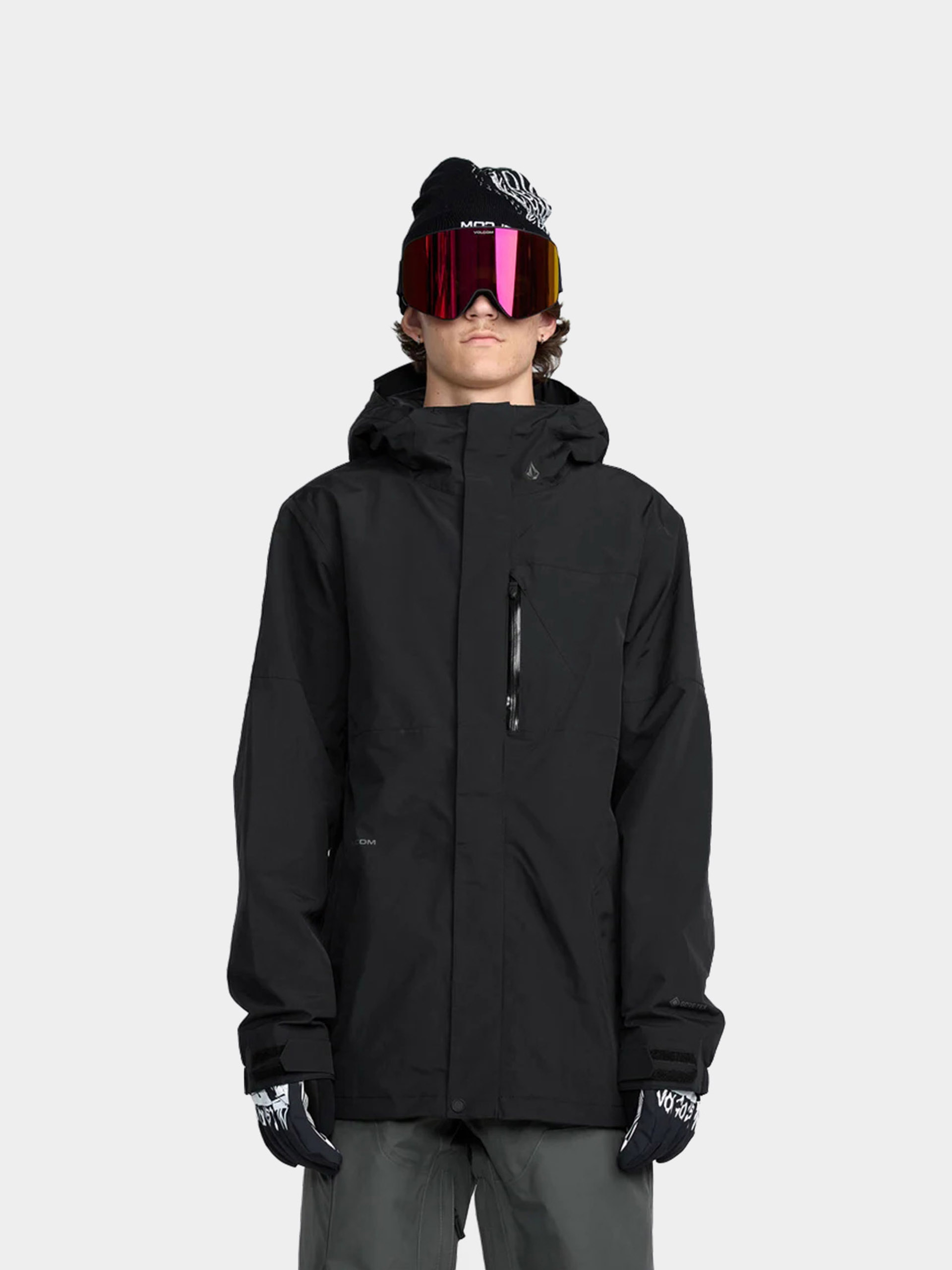Mens Volcom Snowboard jacket L Gore Tex (black)