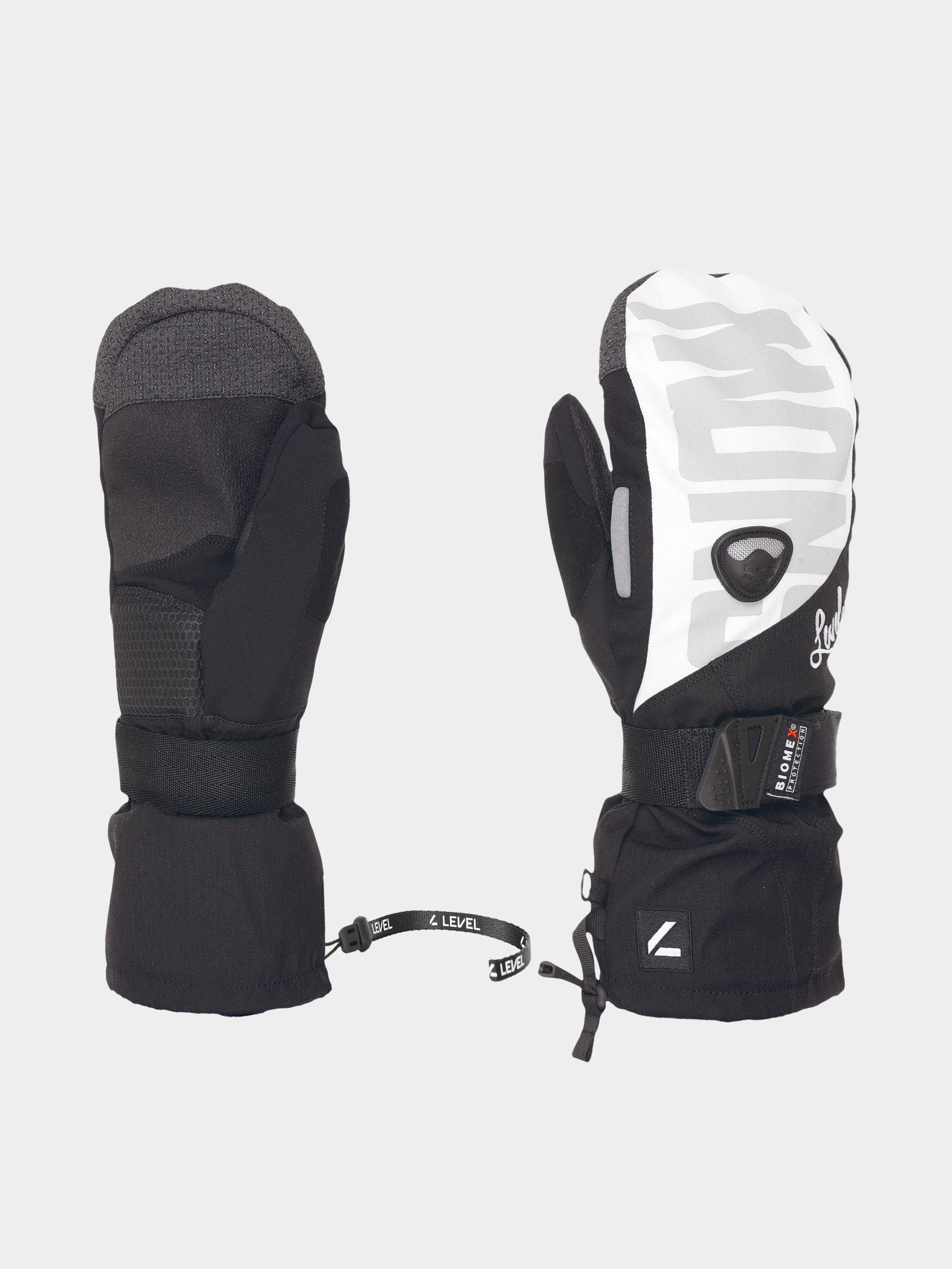 Level Butterfly W Mitt, Black-white