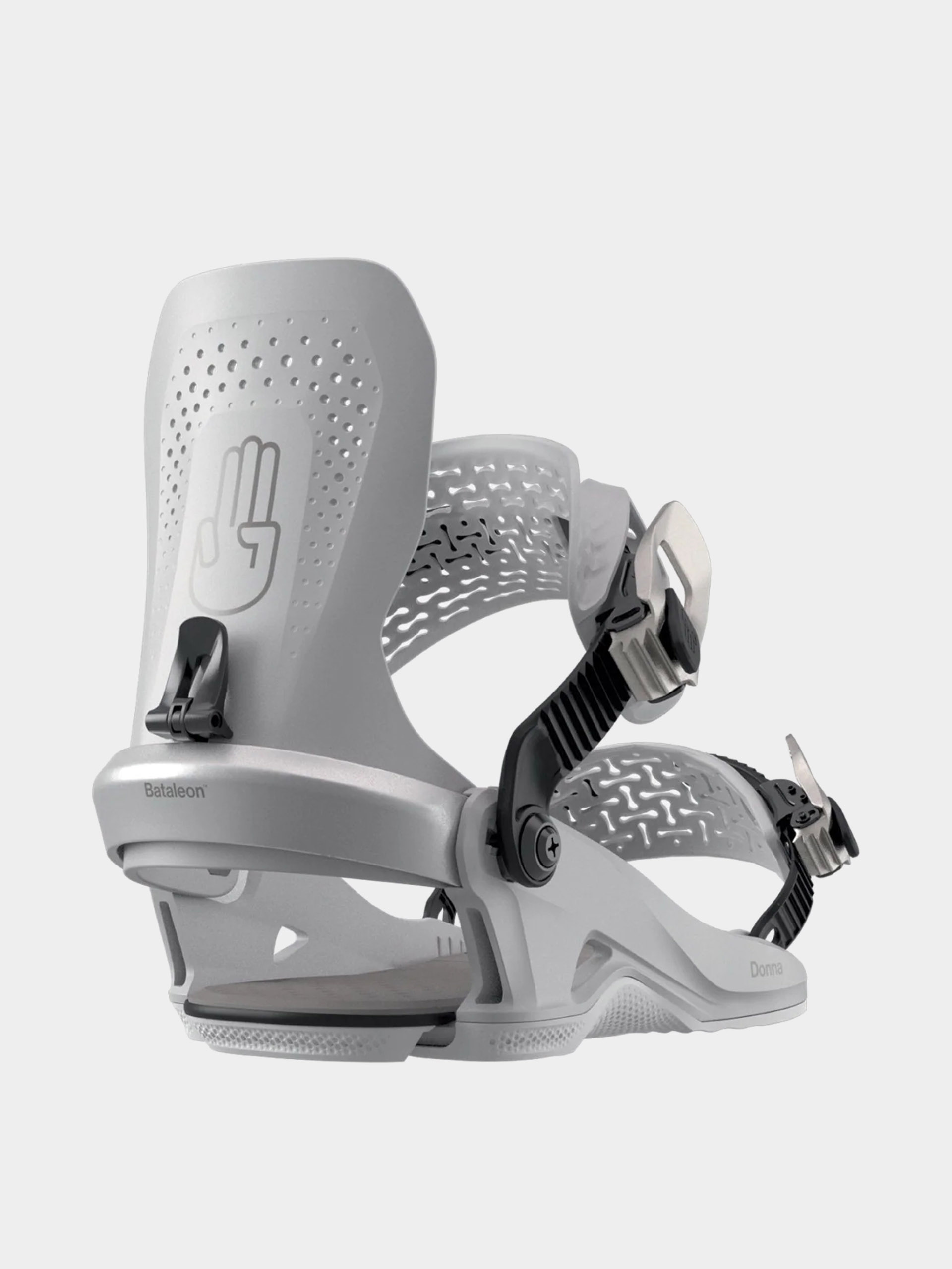 Womens Bataleon Snowboard bindings Donna HeelWrap (delorean gray)