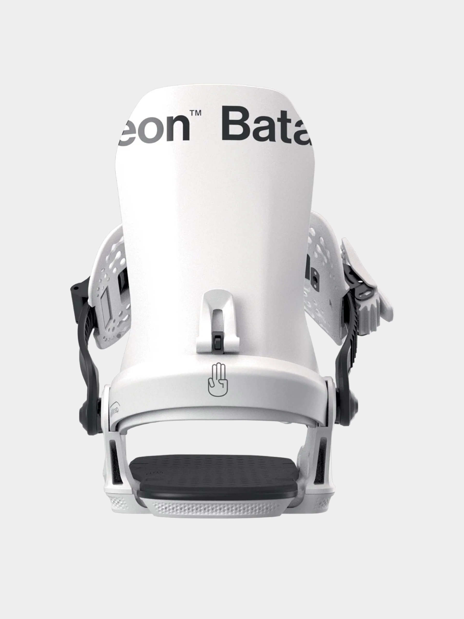 Mens Bataleon Snowboard bindings Chaos HeelWrap (white)