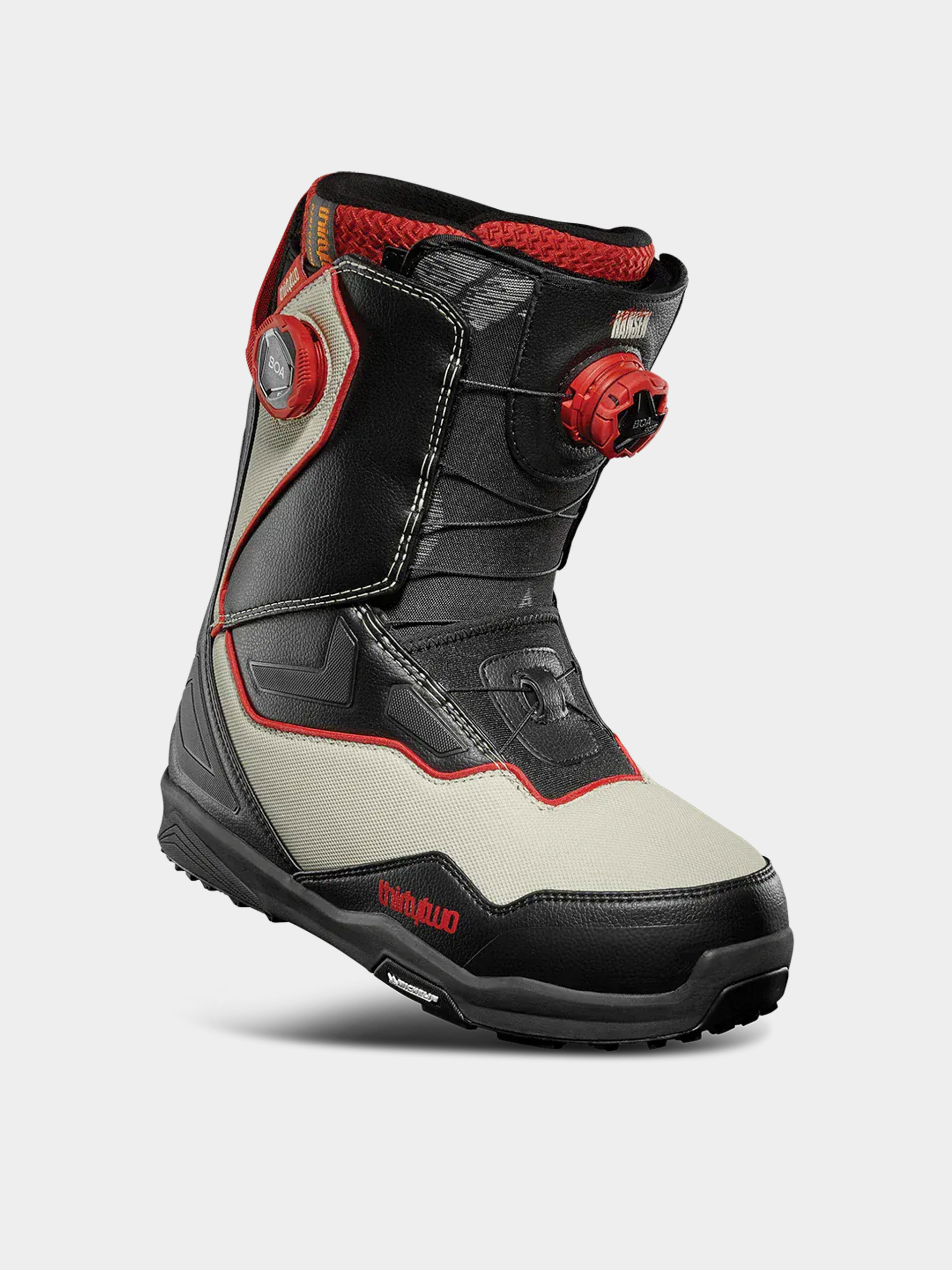 Mens ThirtyTwo Snowboard boots Tm 2 Double Boa Hansen (black/white/red)