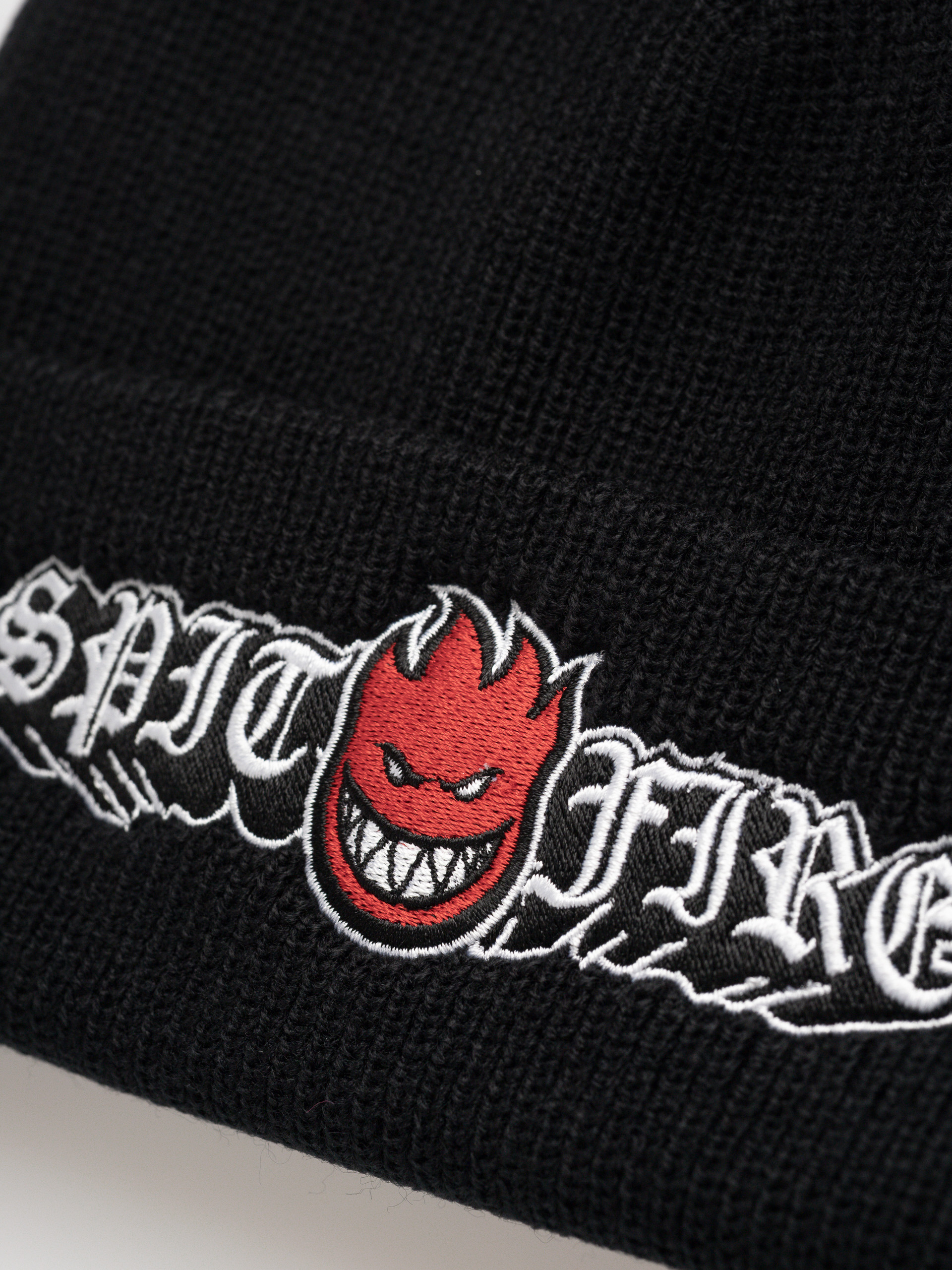 Spitfire Old E Drop Bighead Beanie - black (black)
