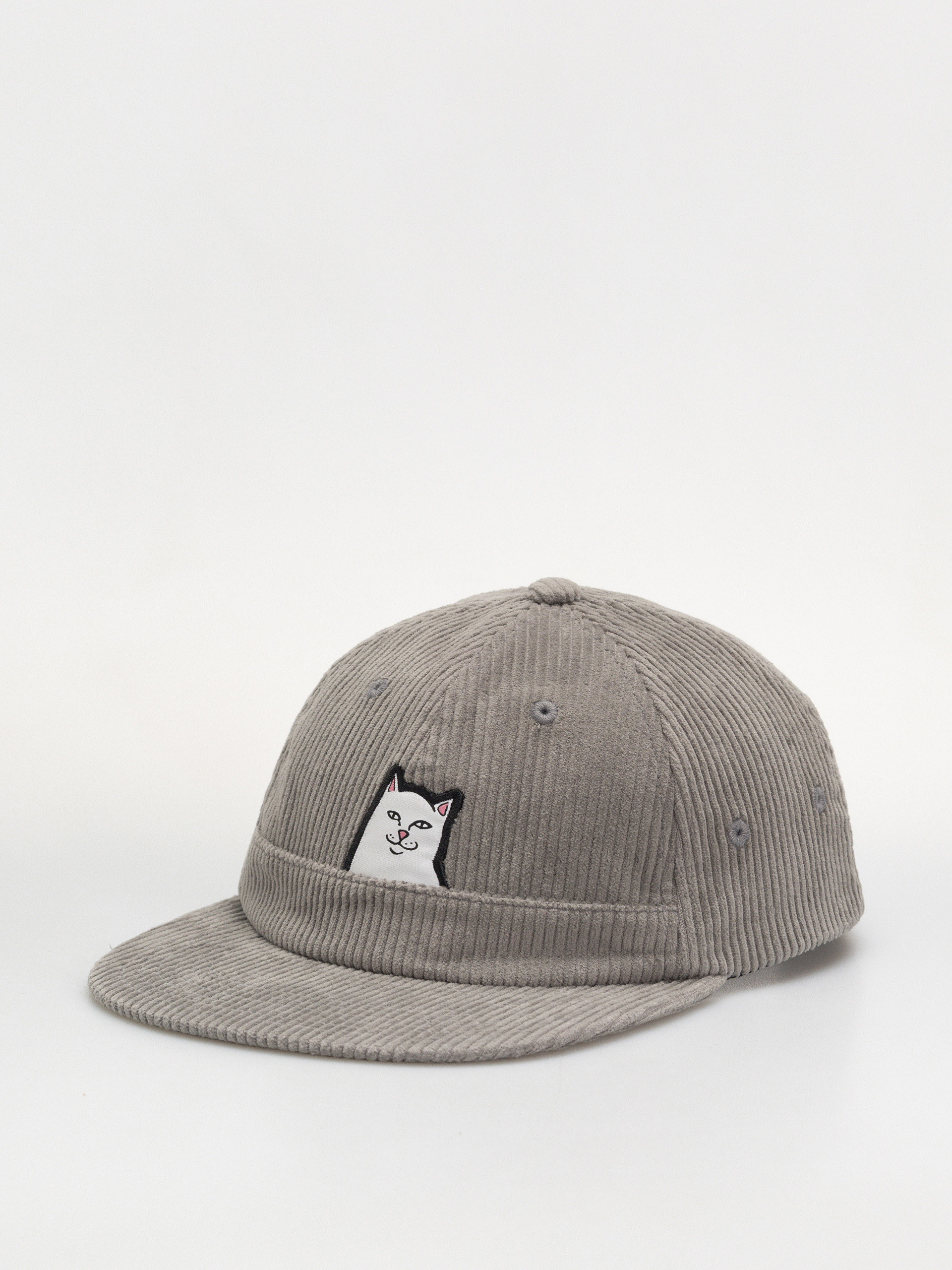 RipNDip Lord Nermal Corduroy Snapback Cap (charcoal)