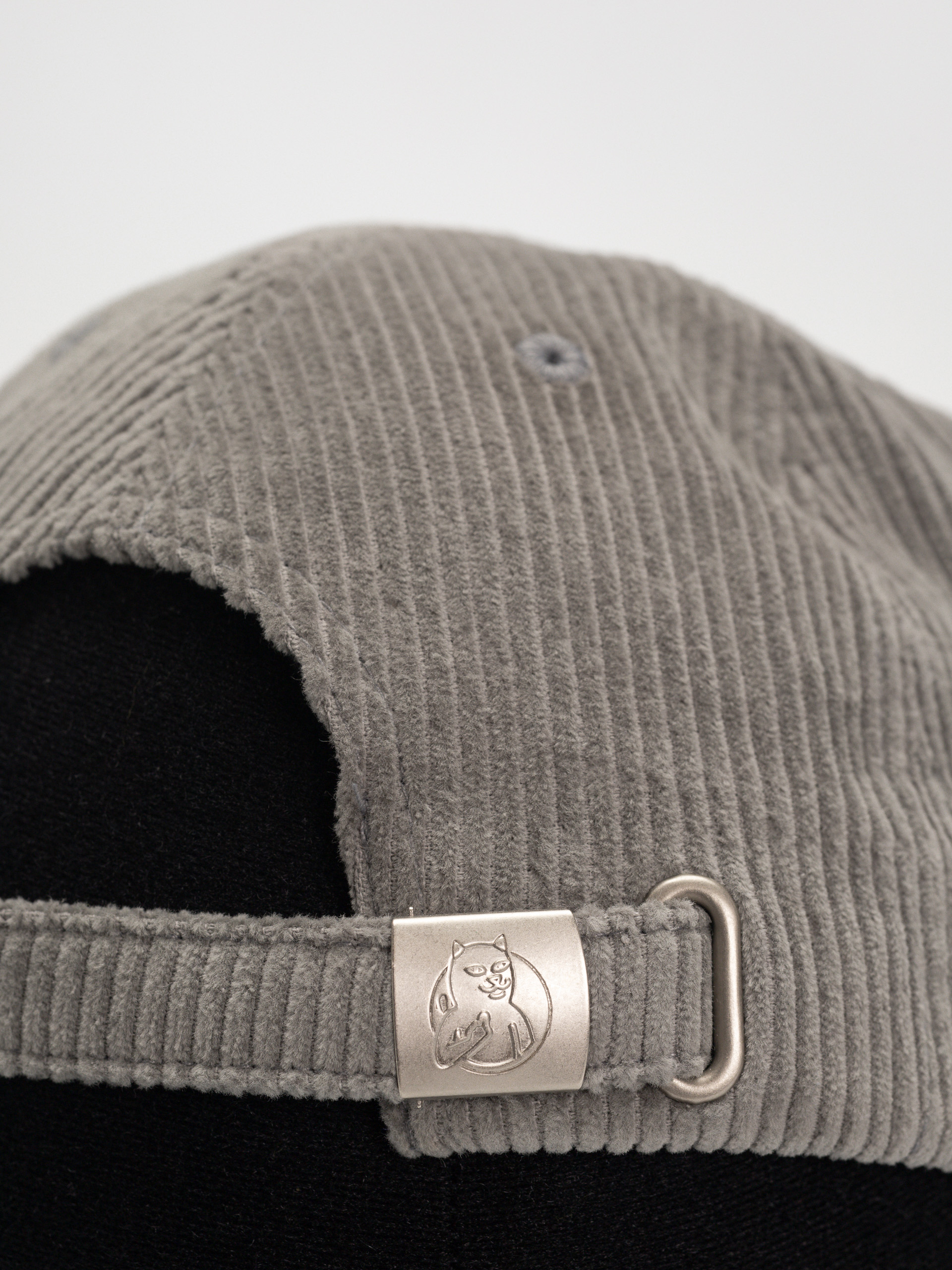 RipNDip Lord Nermal Corduroy Snapback Cap (charcoal)