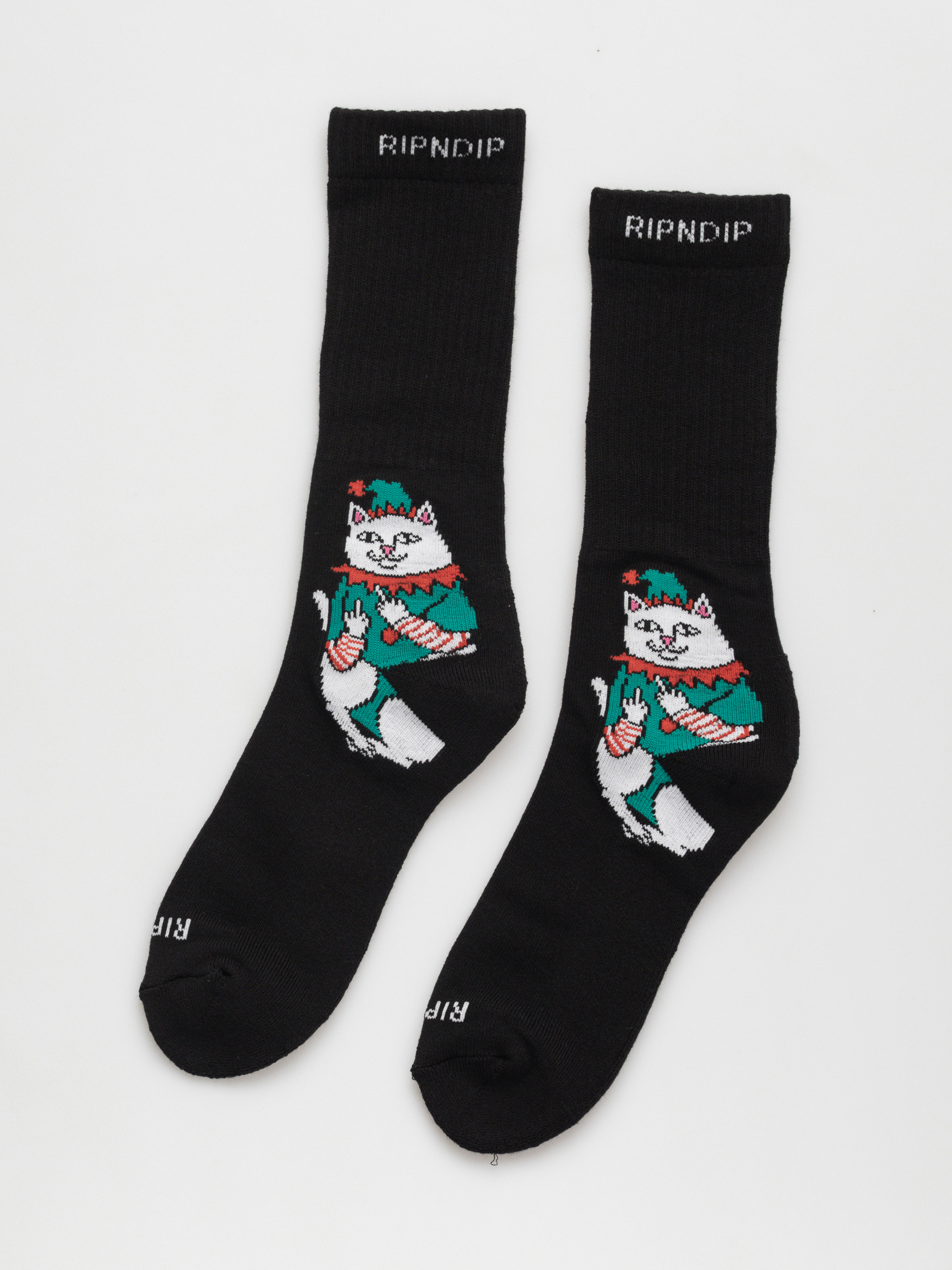 RipNDip Nermal Elf Socks (black)
